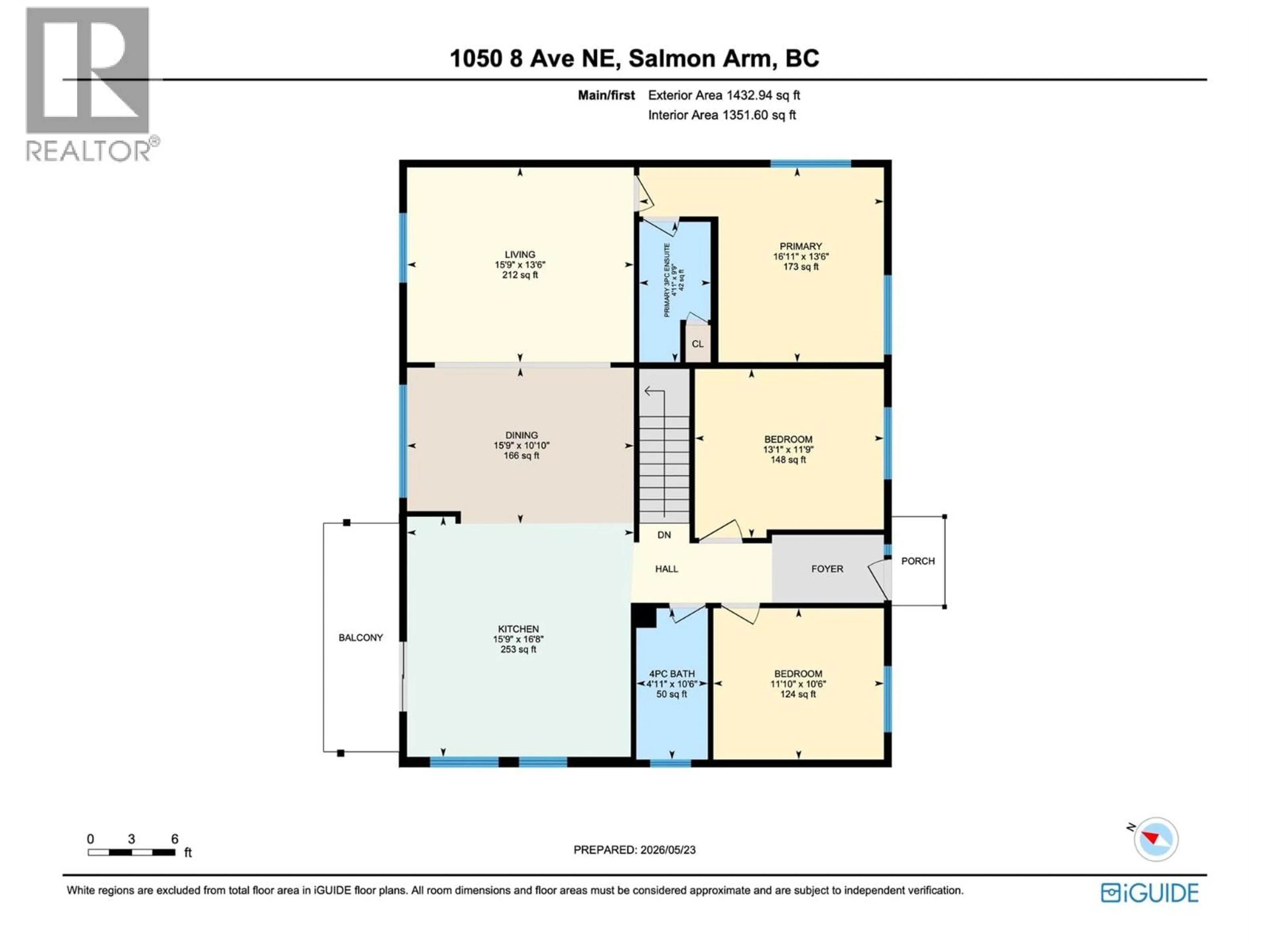 Floor plan for 1050 8 AVENUE NORTHEAST, Salmon Arm British Columbia V1E4A4