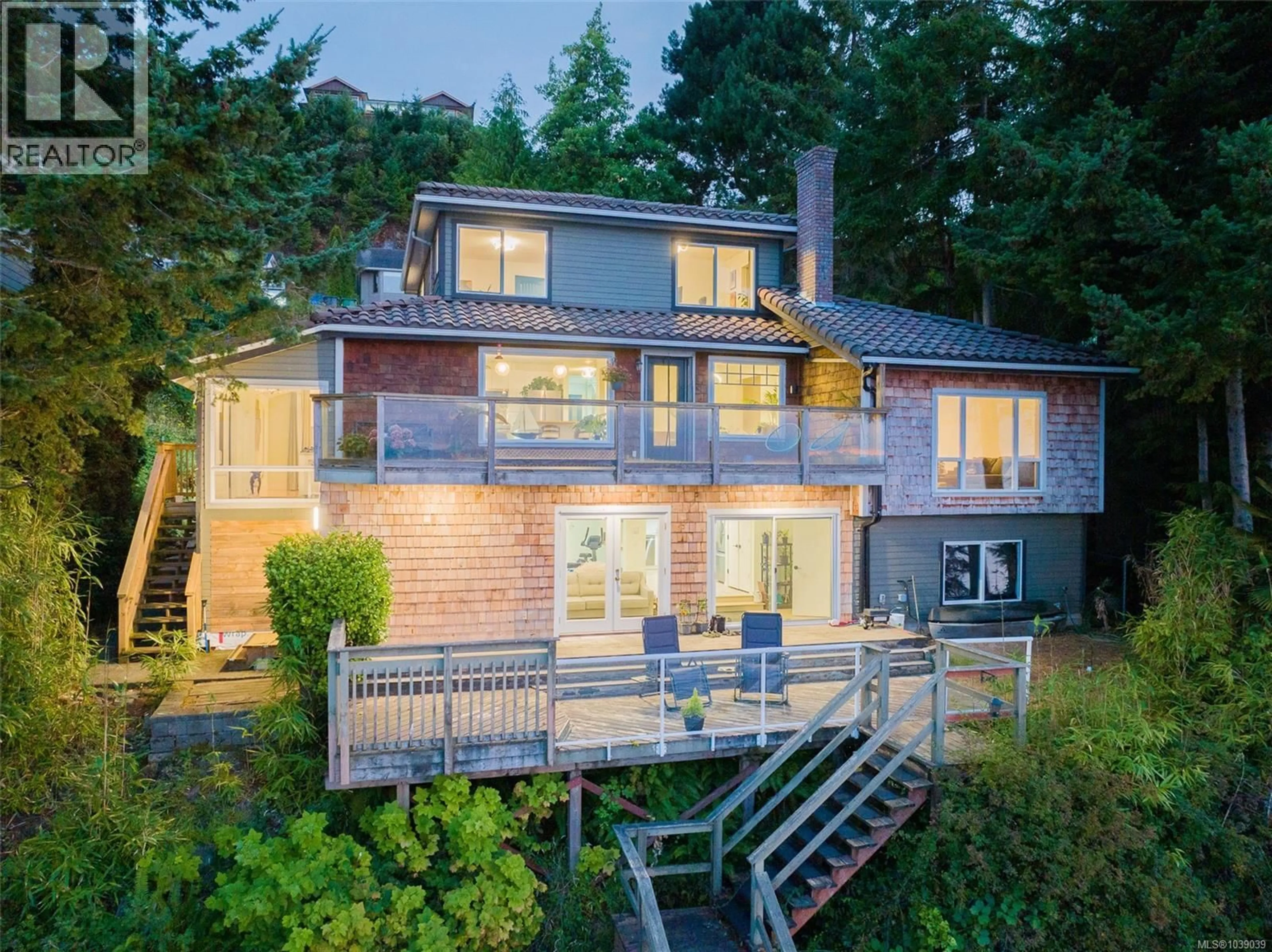 Home with brick exterior material, water/lake/river/ocean view for 4978 FILLINGER CRESCENT, Nanaimo British Columbia V8Z3K6