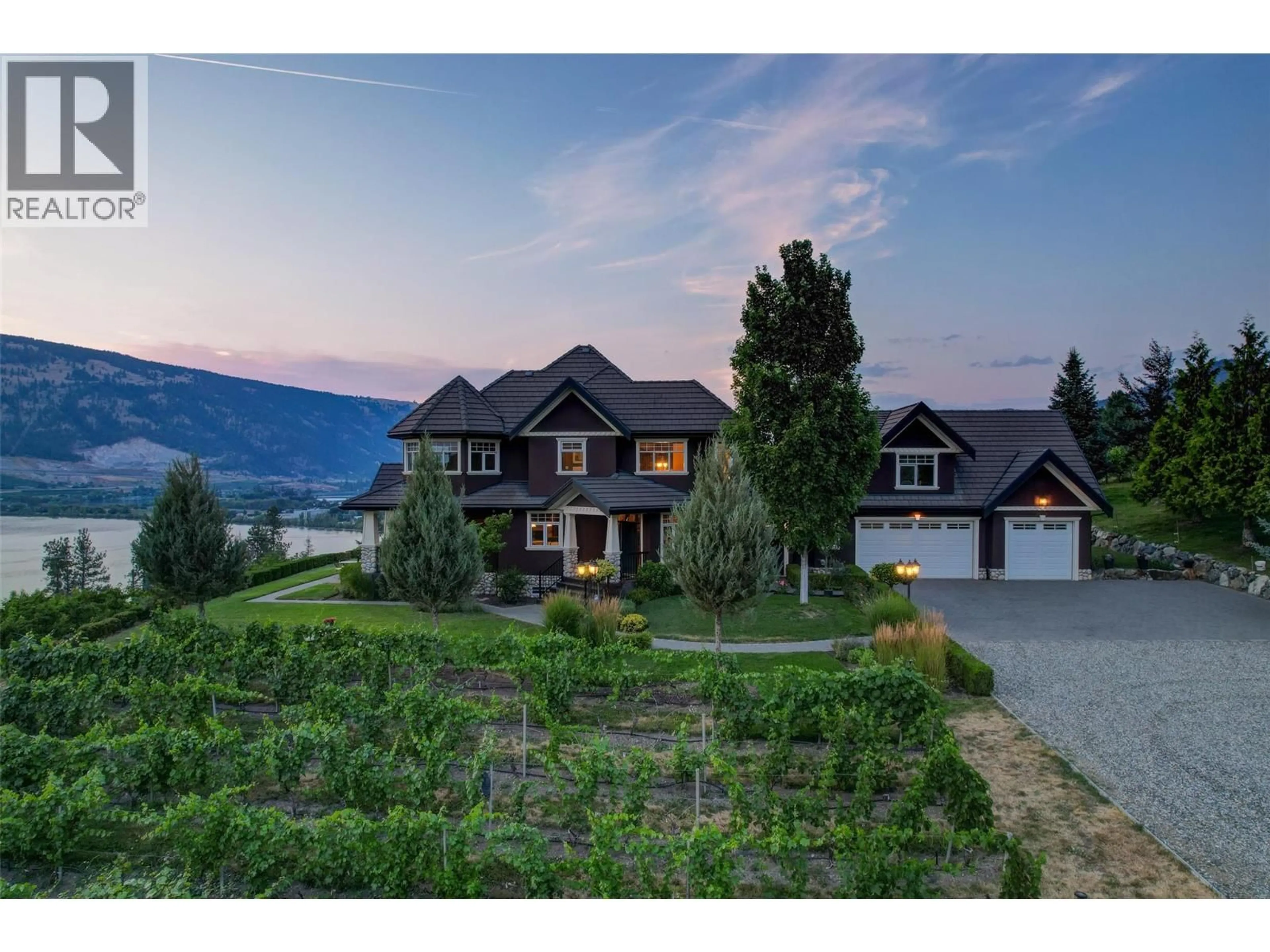 A pic from outside/outdoor area/front of a property/back of a property/a pic from drone, mountain view for 14911 OYAMA ROAD, Lake Country British Columbia V4V2C6