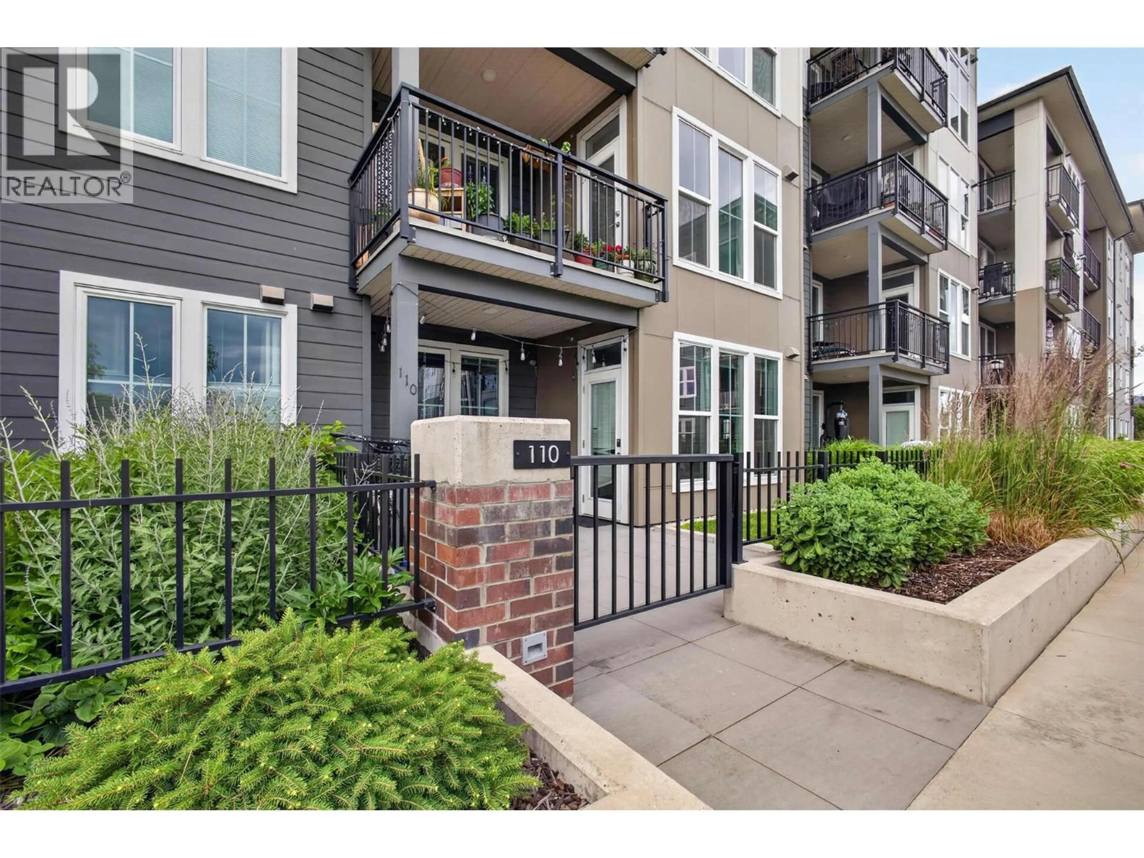 Patio, street for 110 - 1770 RICHTER STREET, Kelowna British Columbia V1Y0E6