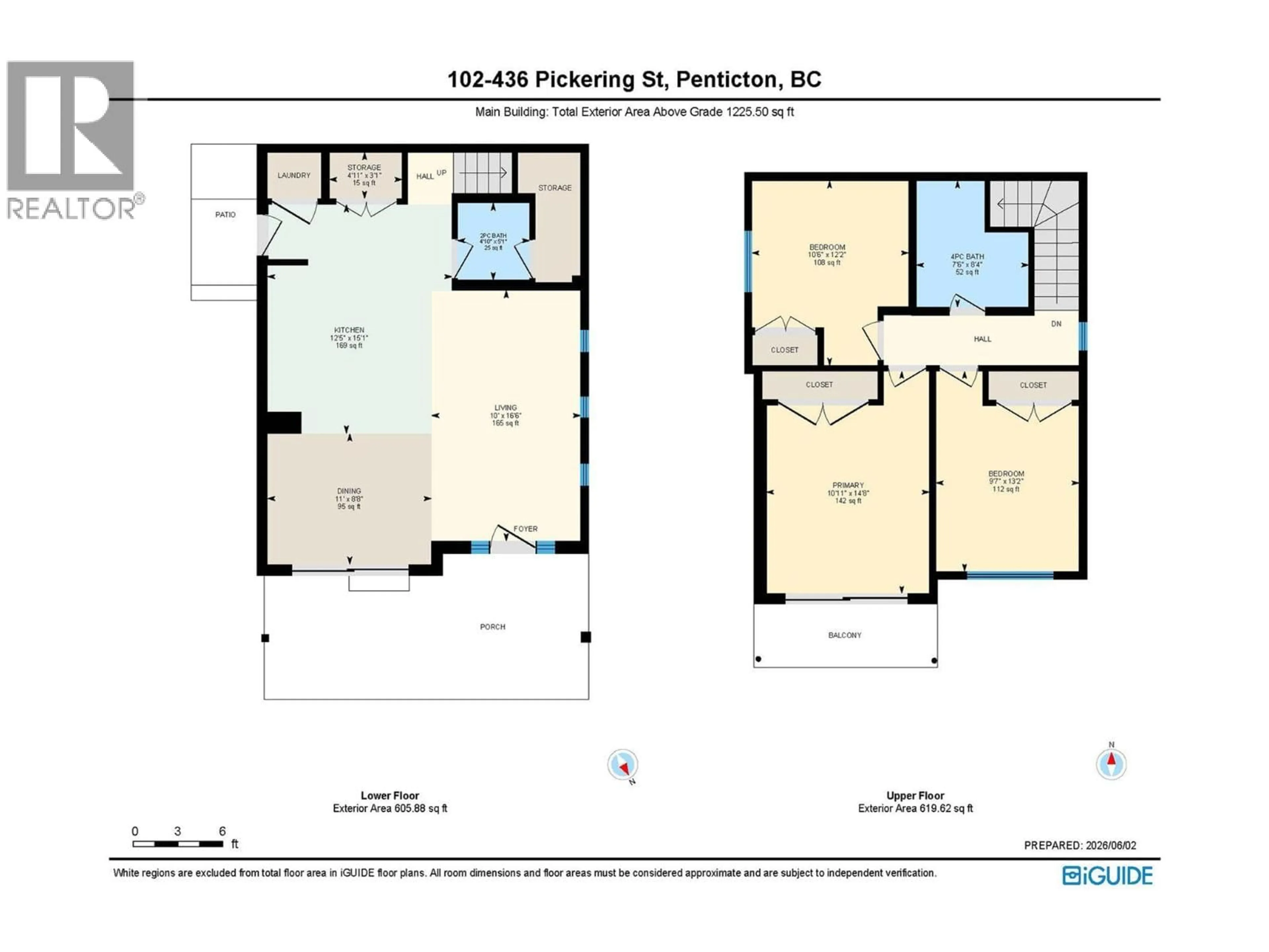 Floor plan for 102 - 436 PICKERING STREET, Penticton British Columbia V2A4H2