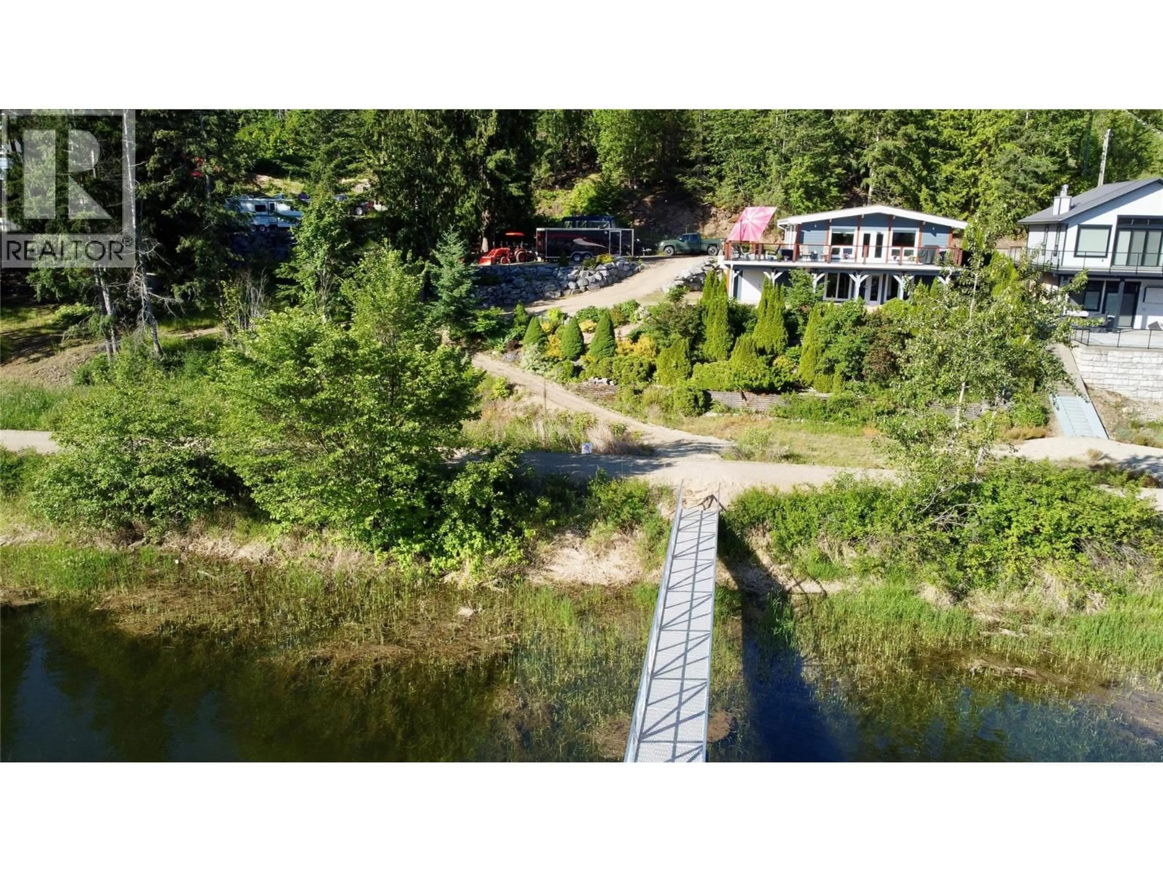 A pic from outside/outdoor area/front of a property/back of a property/a pic from drone, water/lake/river/ocean view for 417 OLD SPALLUMCHEEN ROAD, Sicamous British Columbia V0E2V3
