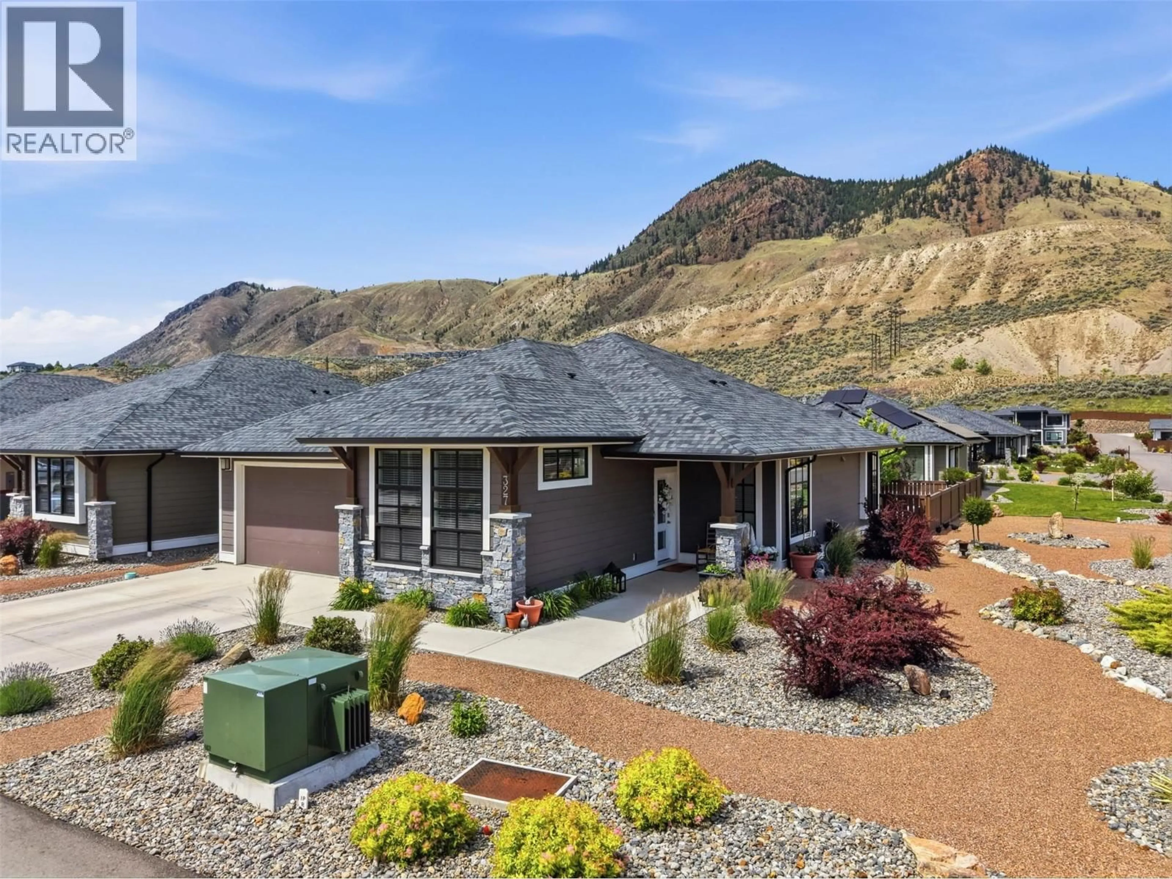 Home with vinyl exterior material, mountain view for 327 - 641 SHUSWAP ROAD EAST, Kamloops British Columbia V2H0E2