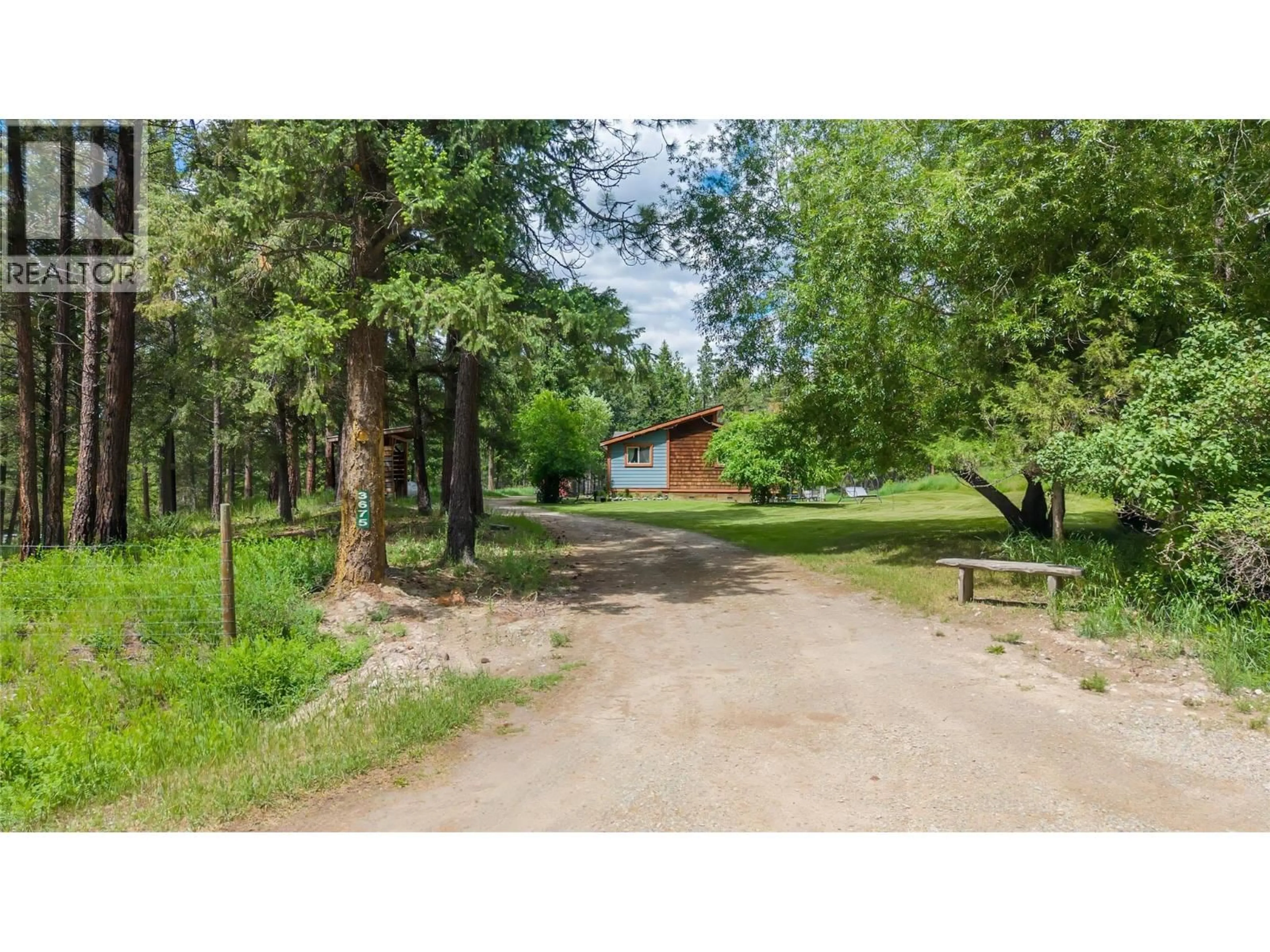 A pic from outside/outdoor area/front of a property/back of a property/a pic from drone, forest/trees view for 3675 EDWARDS ROAD, Baynes Lake British Columbia V0B1T4