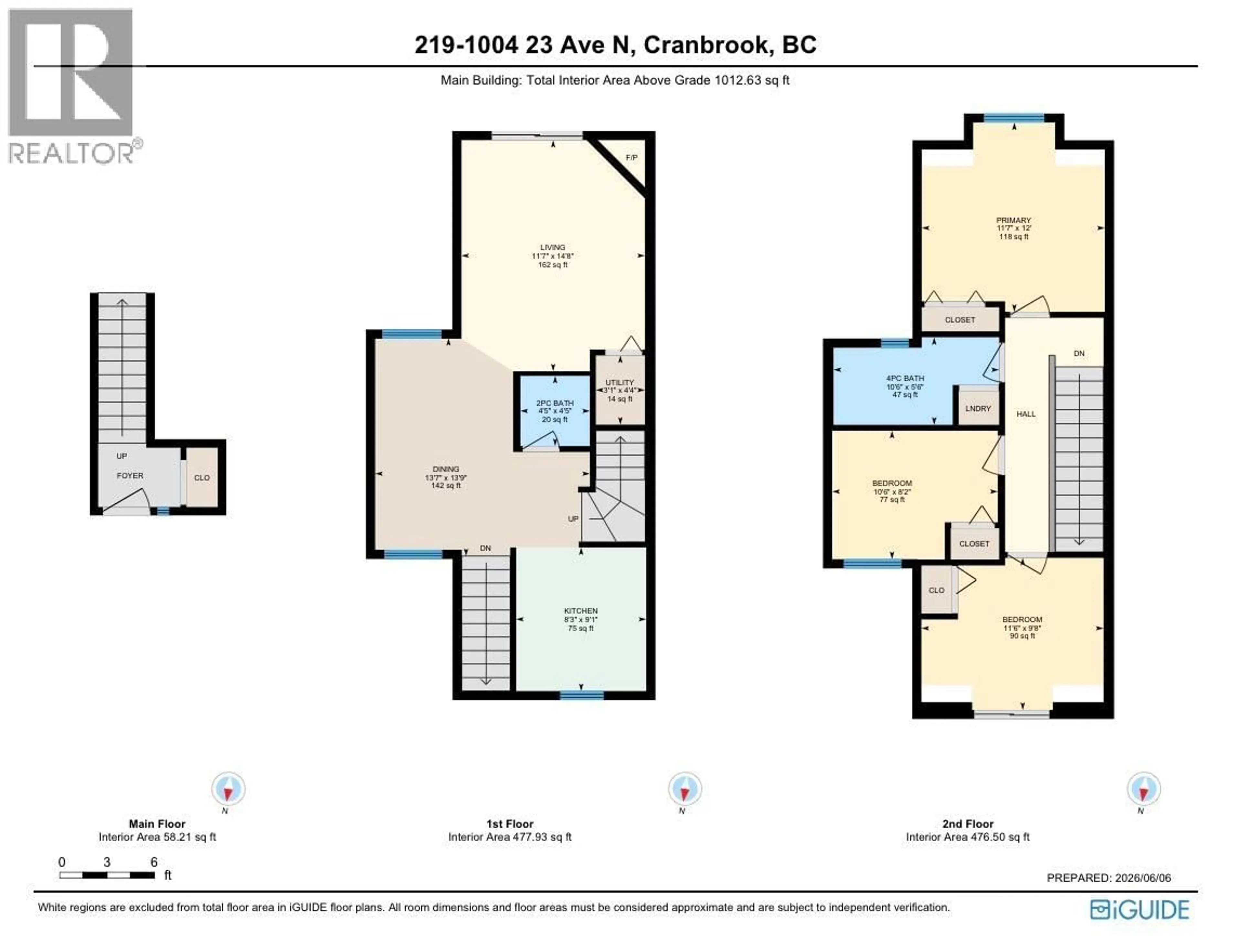 Floor plan for 219 - 1004 23RD AVE N OTHER, Cranbrook British Columbia V1C6P9