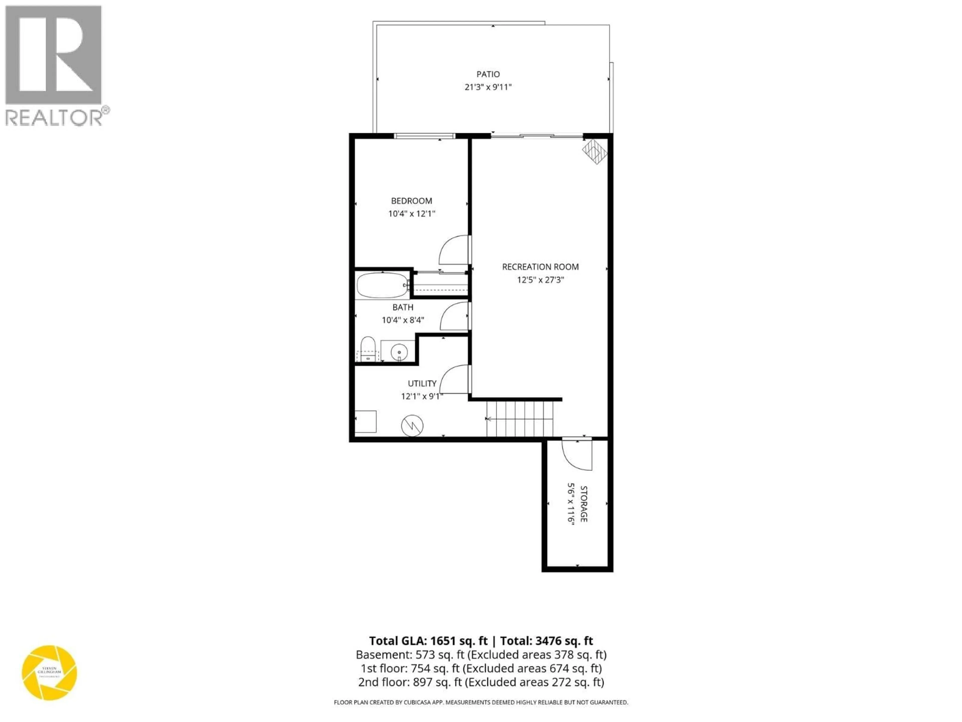 Floor plan for 4 - 776 DUNROBIN DRIVE, Kamloops British Columbia V1S1X3