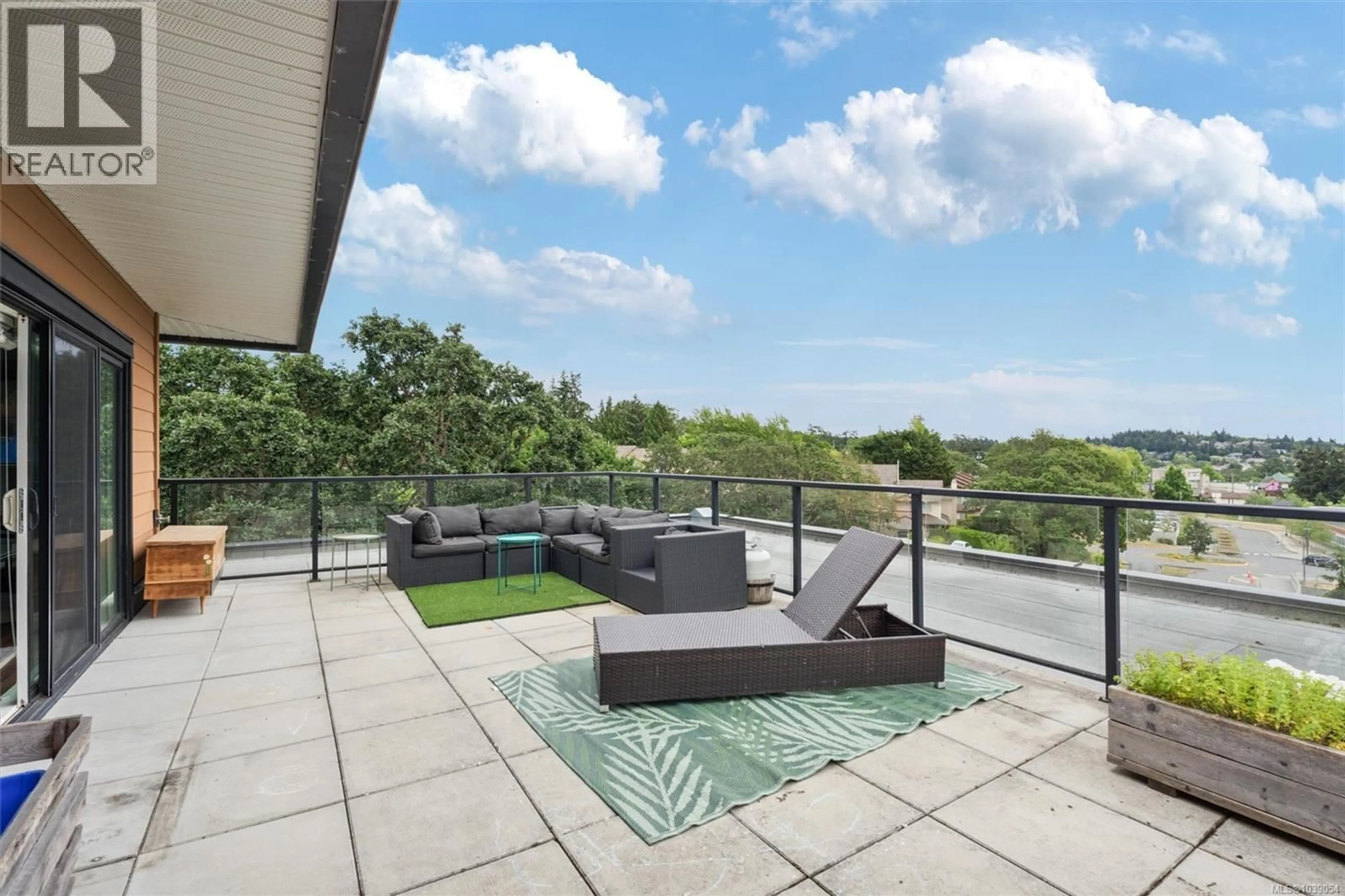 Patio, water/lake/river/ocean view for 503 - 742 TRAVINO LANE, Saanich British Columbia V8Z0E2