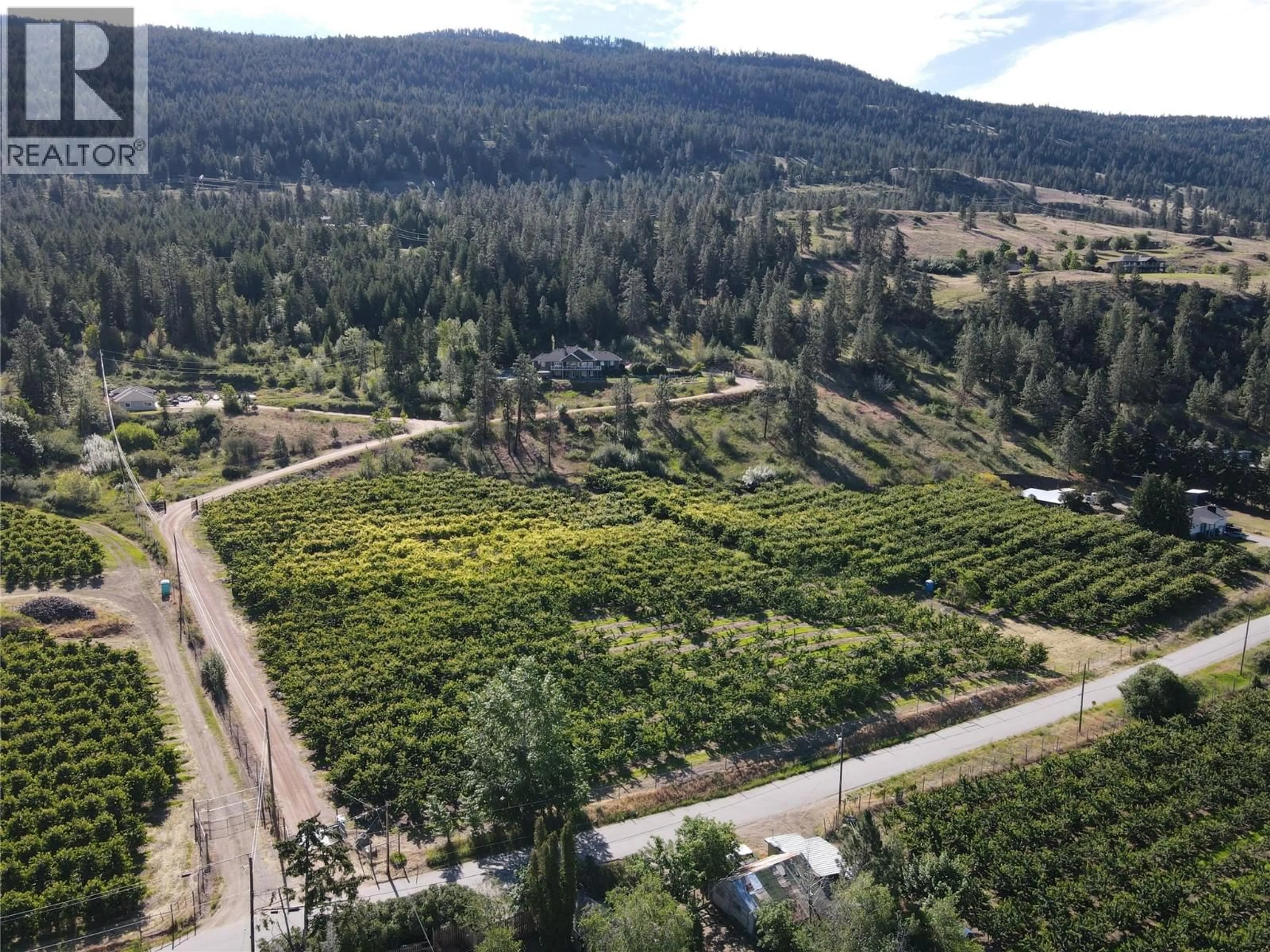 A pic from outside/outdoor area/front of a property/back of a property/a pic from drone, forest/trees view for 13615 MIDDLE BENCH ROAD, Lake Country British Columbia V4v2B4