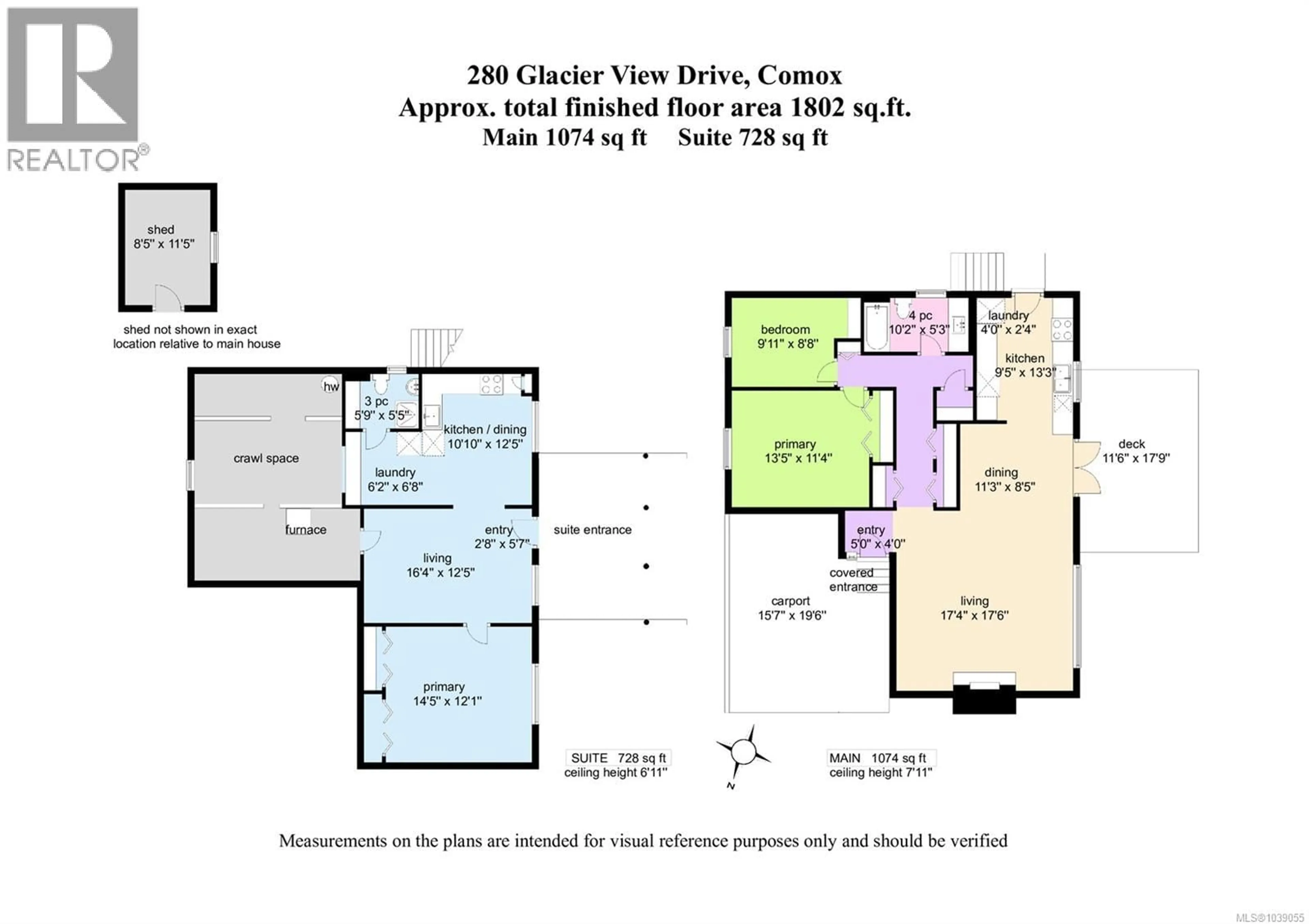 Floor plan for 280 GLACIER VIEW DRIVE, Comox British Columbia V9M1G5
