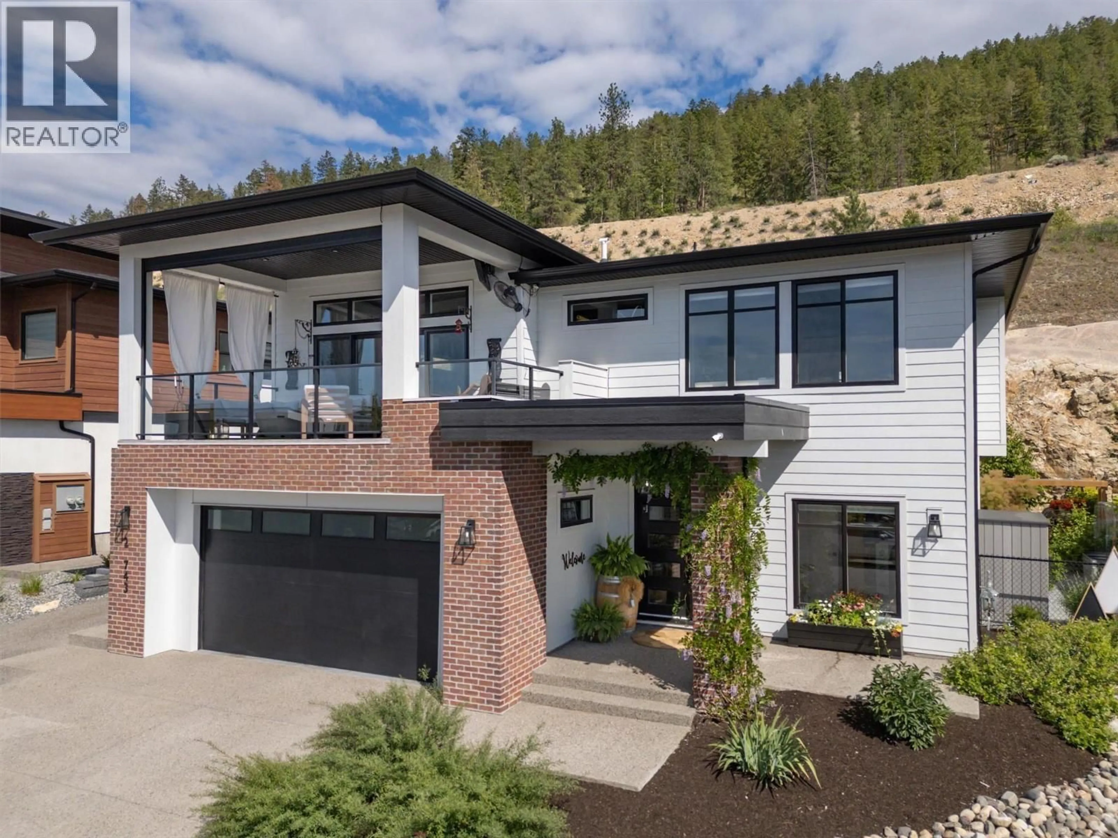 Home with brick exterior material, unknown for 743 DEANS DRIVE, Kelowna British Columbia V1P1A1