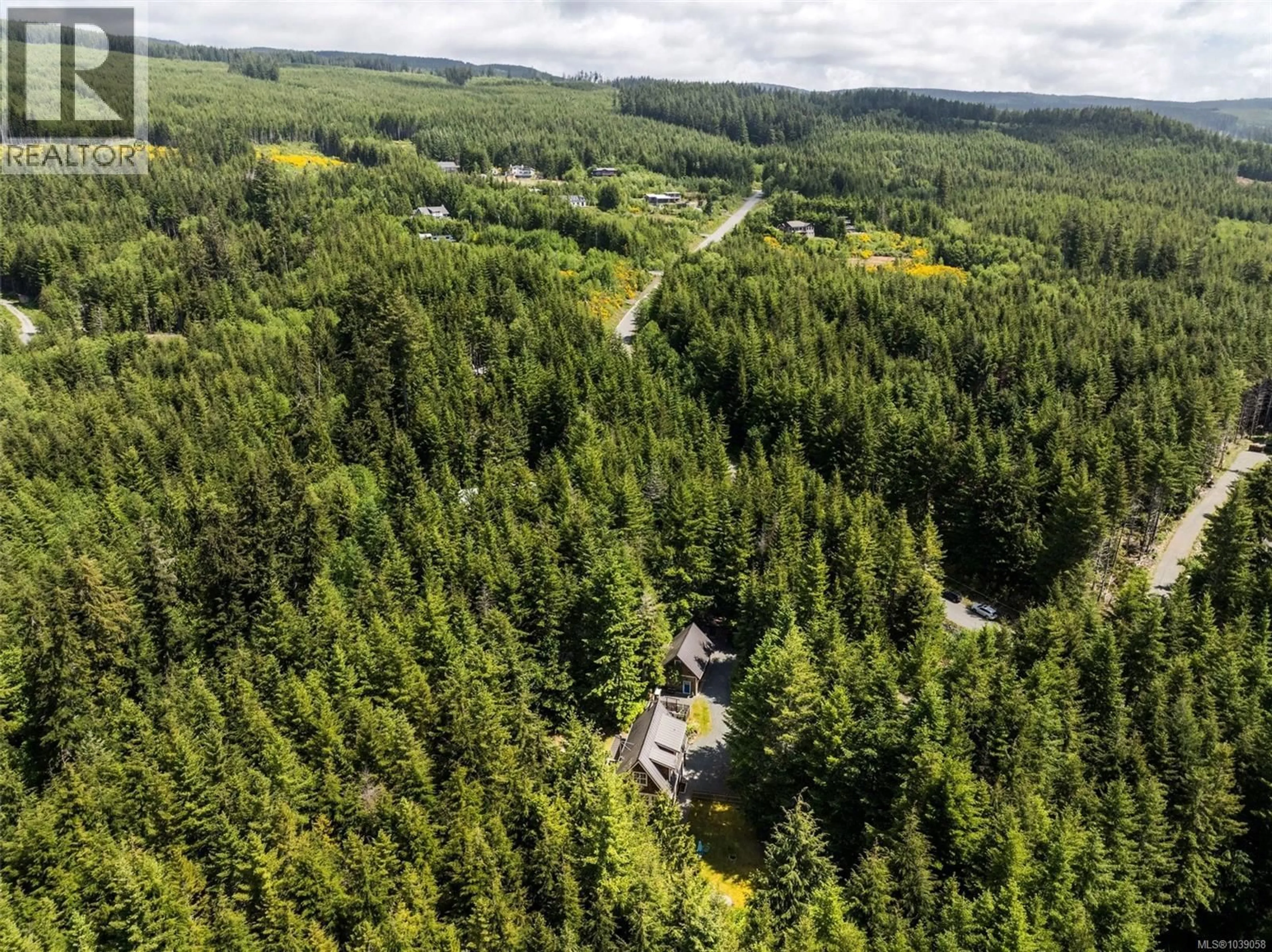 A pic from outside/outdoor area/front of a property/back of a property/a pic from drone, forest/trees view for 3890 TRAILHEAD DRIVE, Sooke British Columbia V9Z1L1