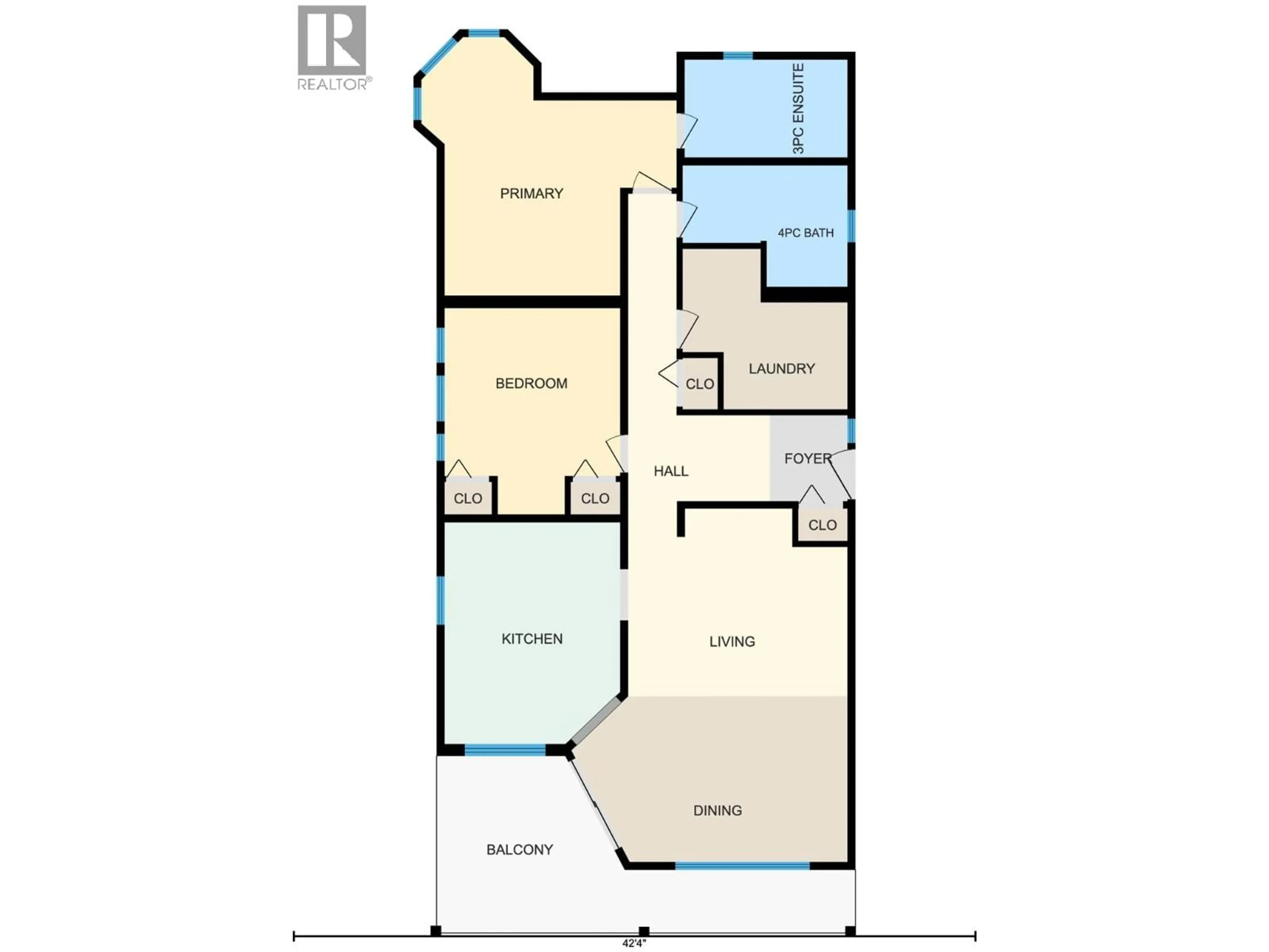 Floor plan for 202 - 62 DAUPHIN AVENUE, Penticton British Columbia V2A6V8