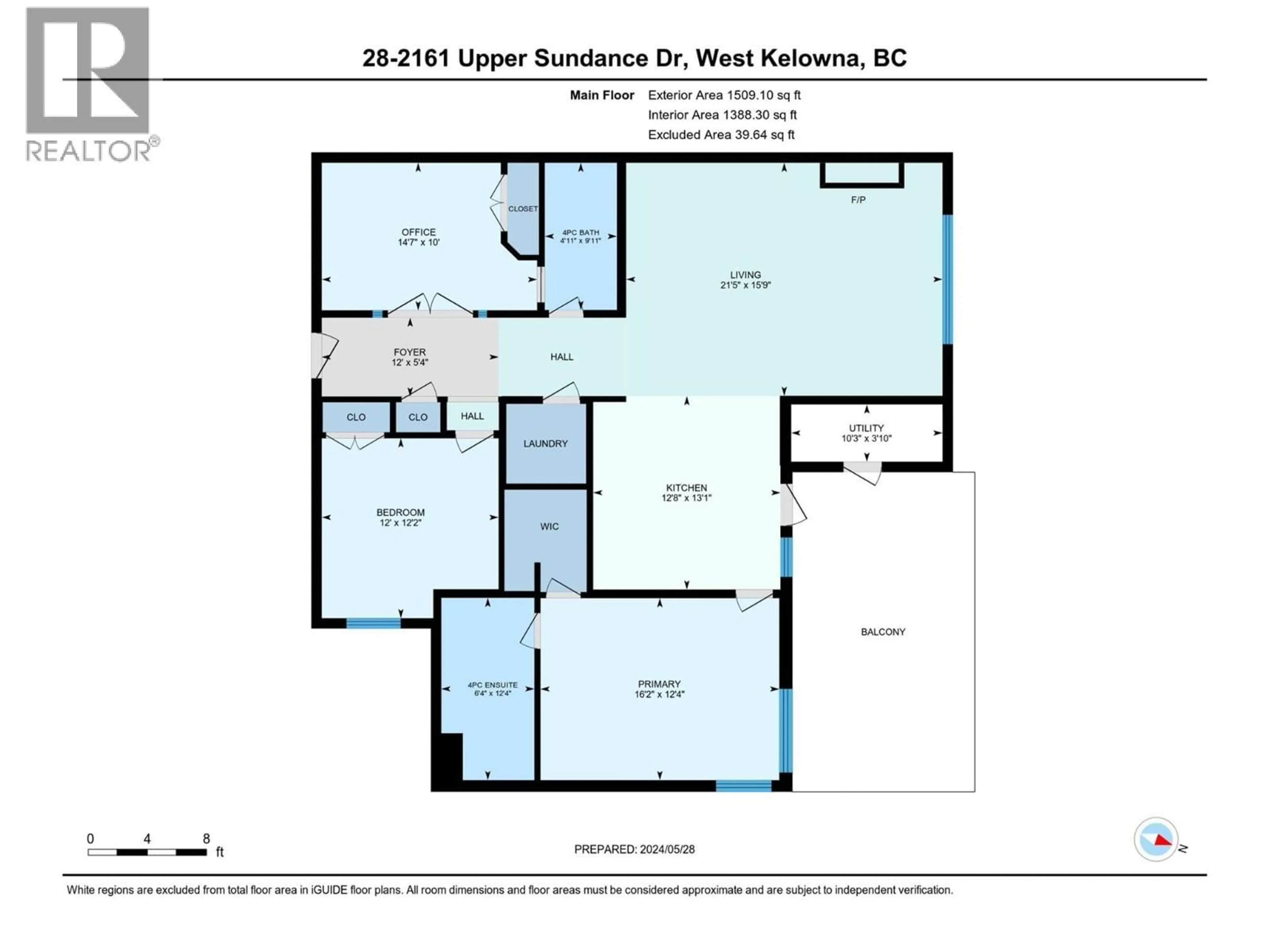 Floor plan for 28 - 2161 UPPER SUNDANCE DRIVE, West Kelowna British Columbia V4T3M9