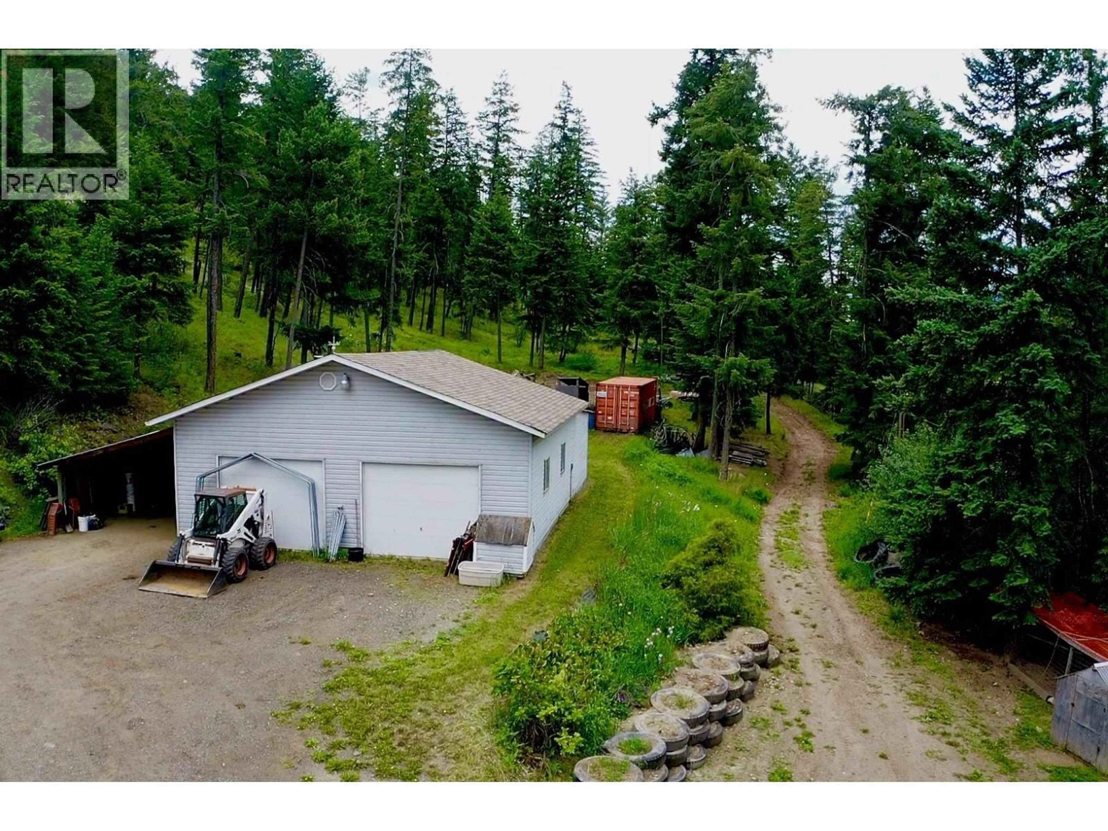 A pic from outside/outdoor area/front of a property/back of a property/a pic from drone, forest/trees view for 1120 YELLOWHEAD HIGHWAY SOUTH, McLure British Columbia V0E2H0