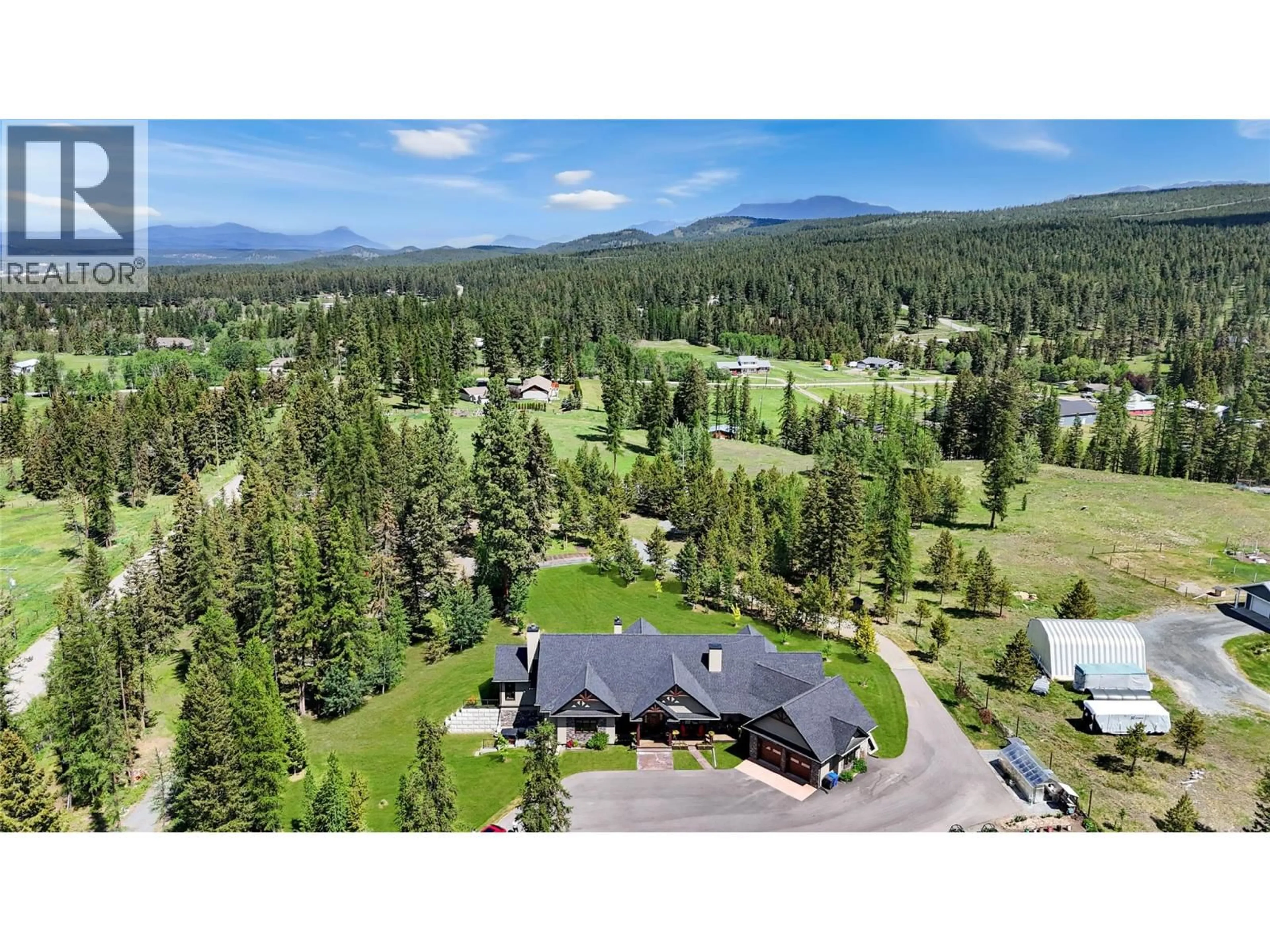 A pic from outside/outdoor area/front of a property/back of a property/a pic from drone, mountain view for 4230 21ST STREET SOUTH, Cranbrook British Columbia V1C7A7