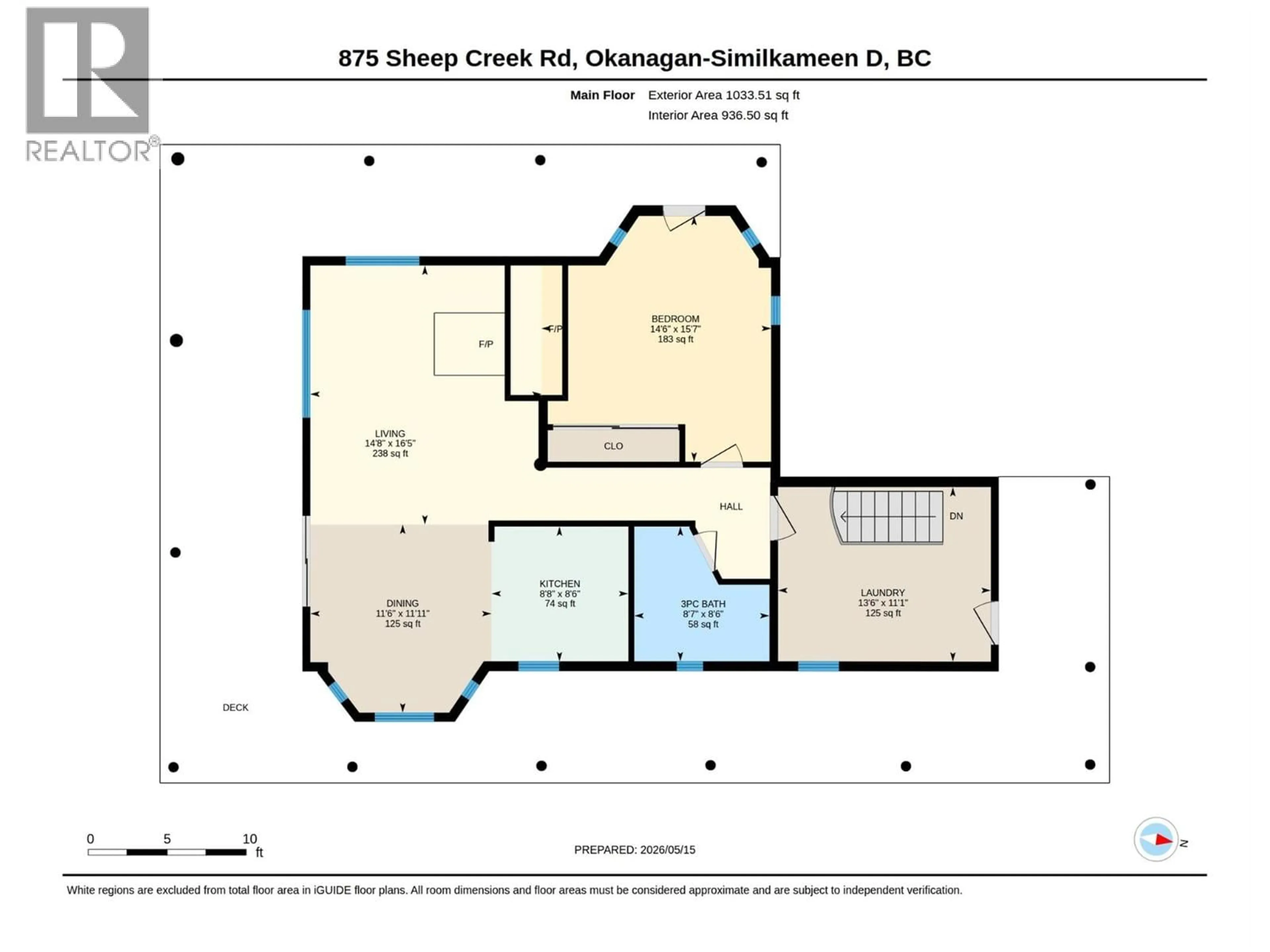 Floor plan for 875 SHEEP CREEK ROAD, Kaleden British Columbia V0H1K0
