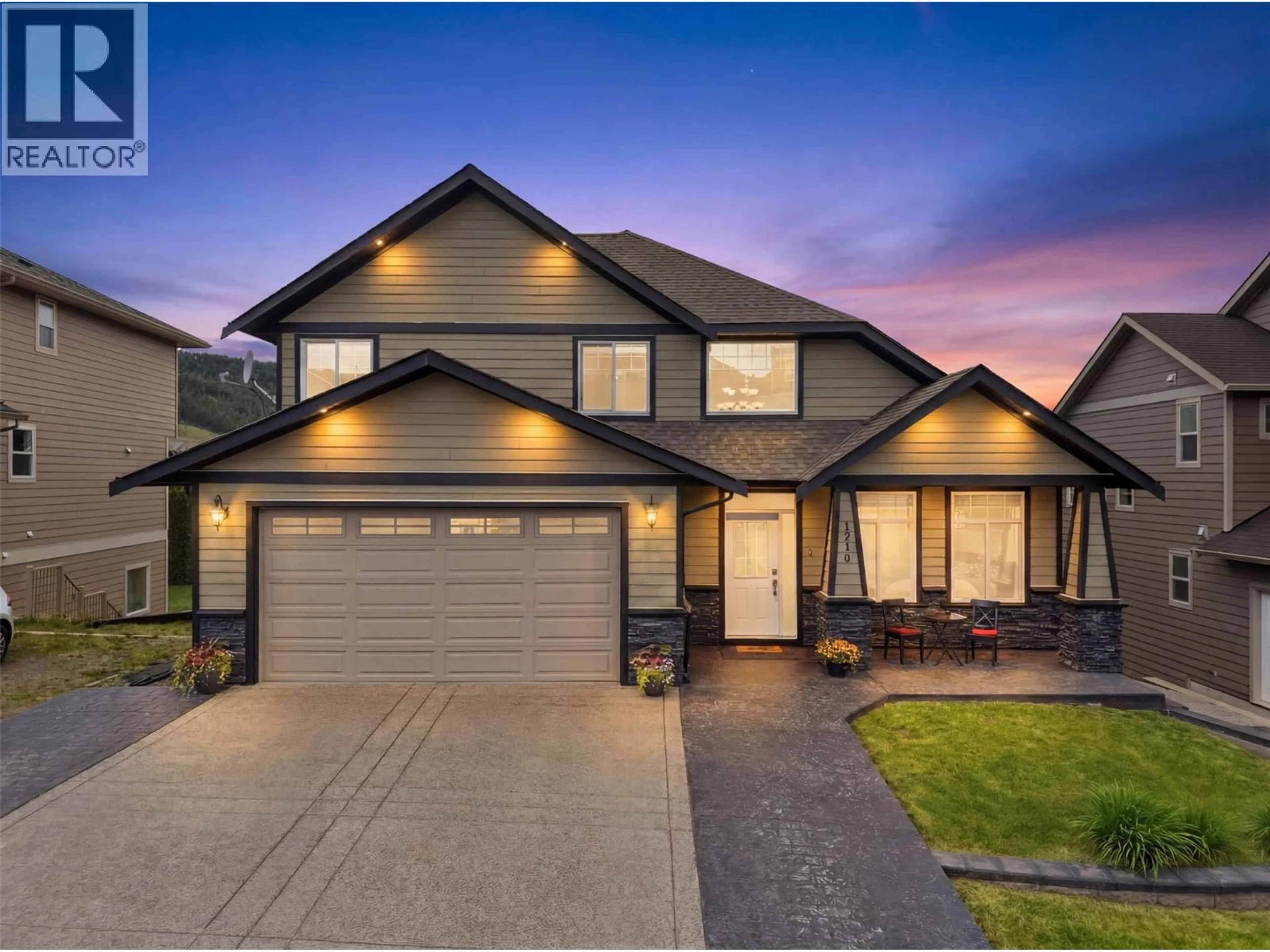 Home with brick exterior material, street for 1716 FOXTAIL DRIVE, Kamloops British Columbia V1S0B1
