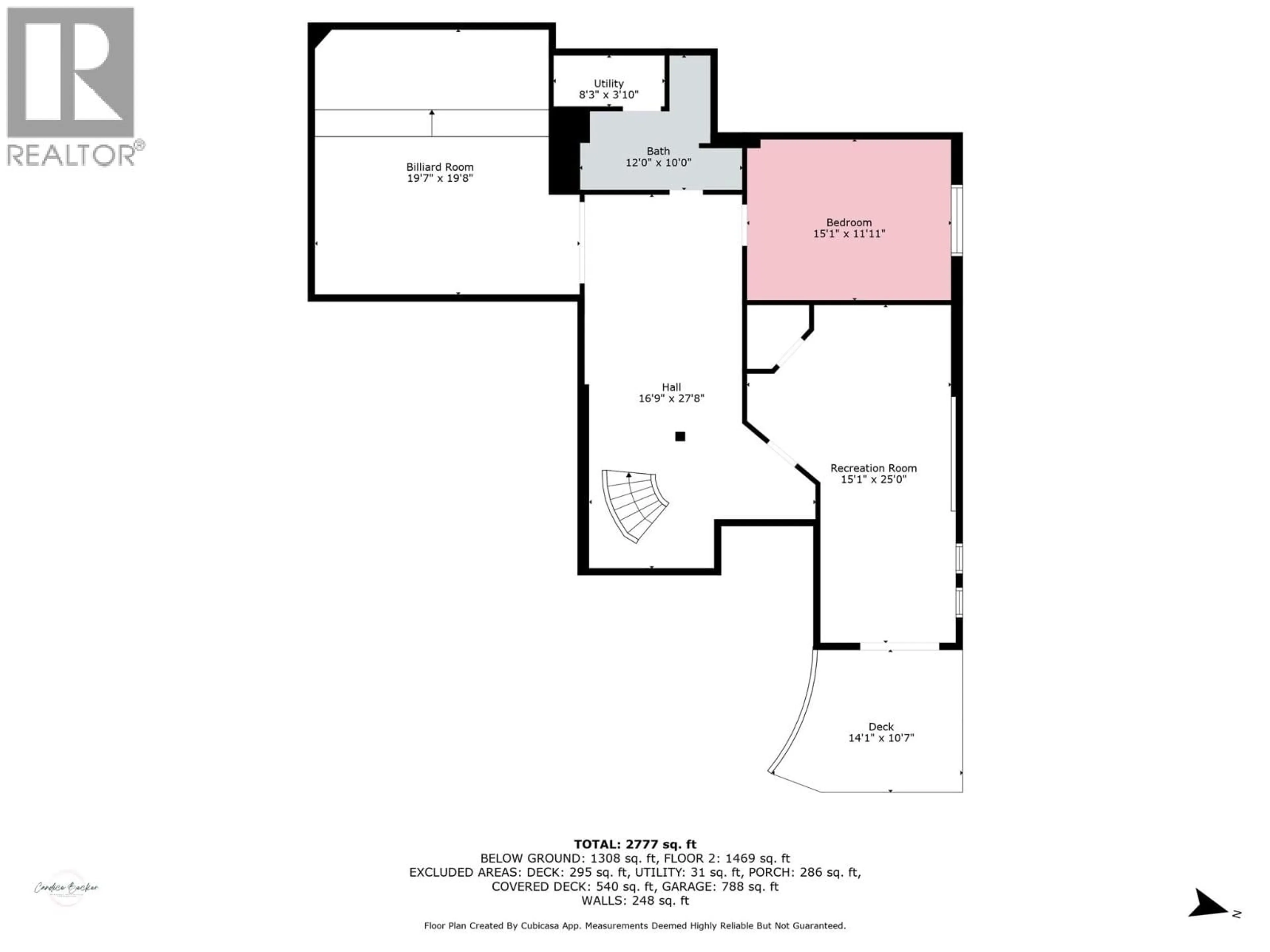 Floor plan for 1615 BEECH ROAD, Christina Lake British Columbia V0H1E0