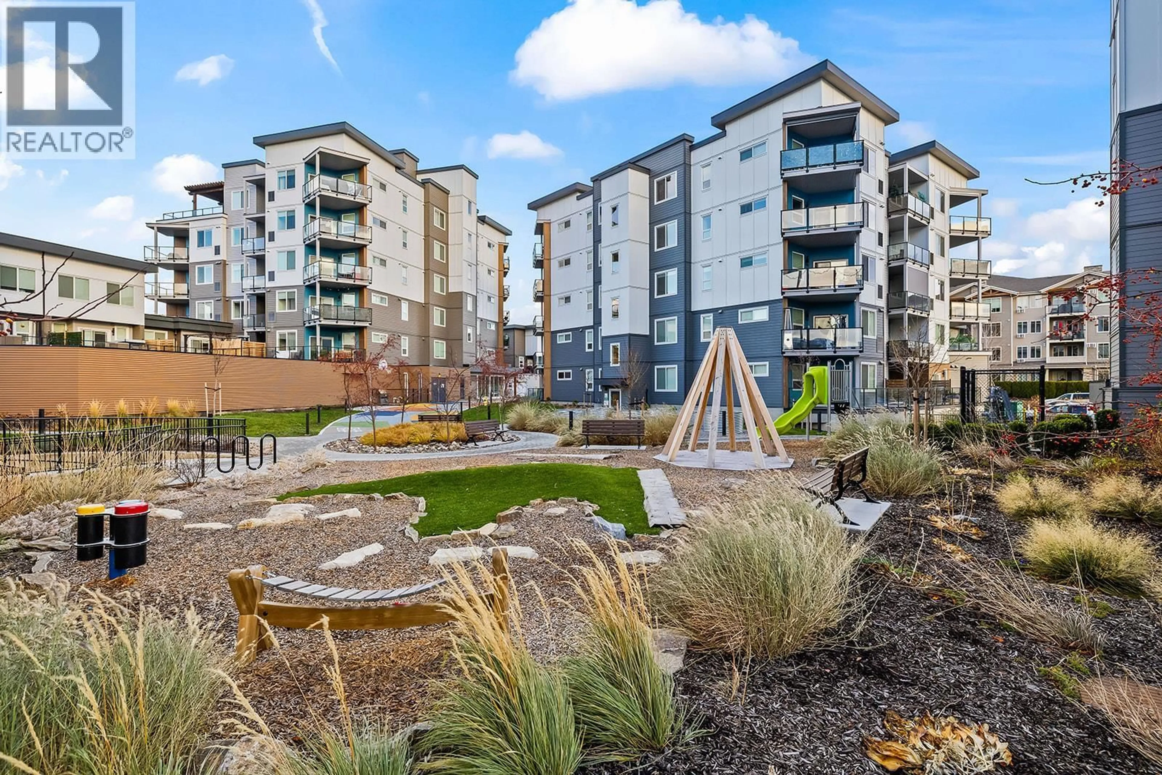 A pic from outside/outdoor area/front of a property/back of a property/a pic from drone, unknown for 305 - 3630 MISSION SPRINGS DRIVE, Kelowna British Columbia V1W0B2