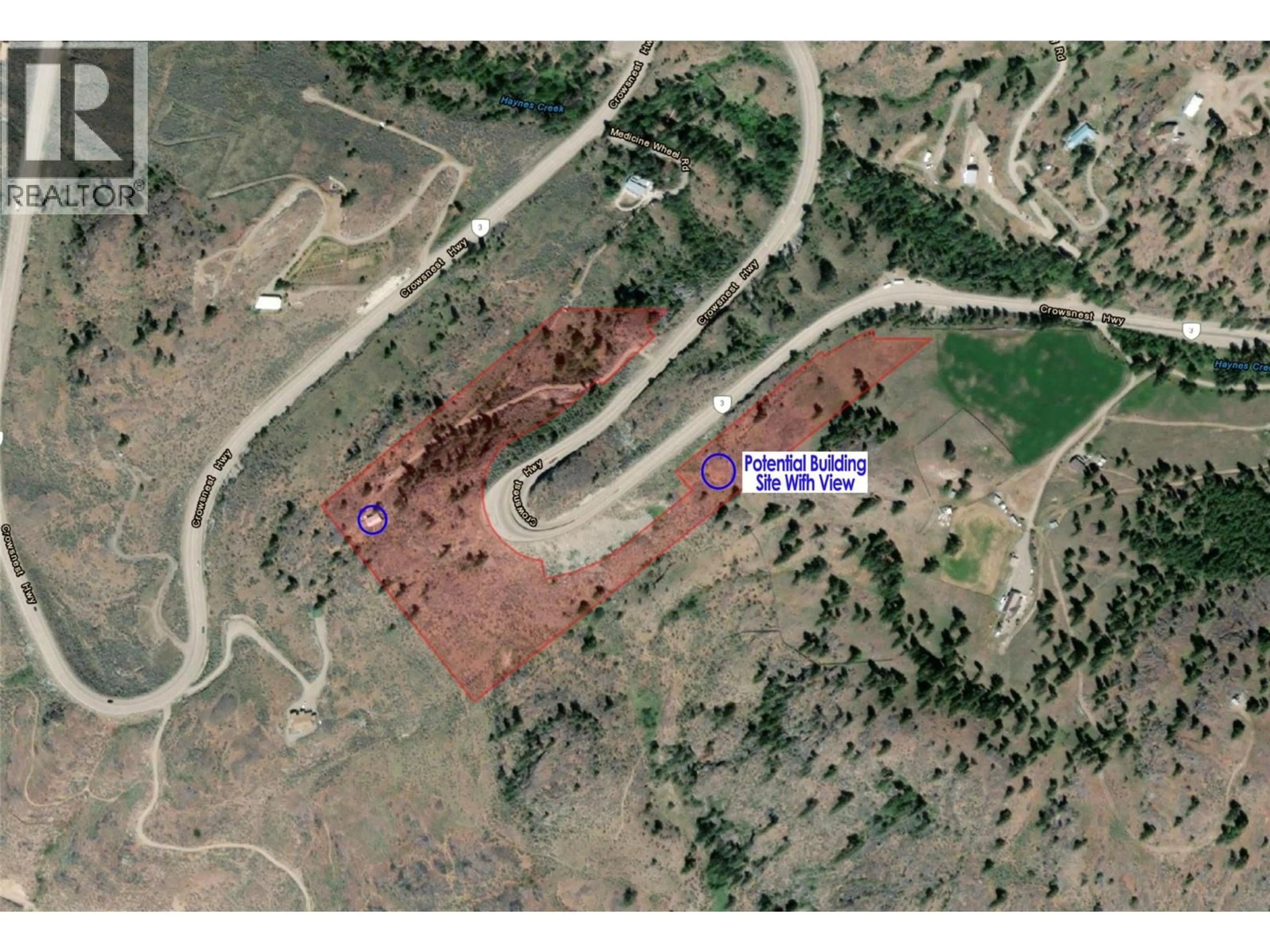 A pic from outside/outdoor area/front of a property/back of a property/a pic from drone, street for 1345 3 HIGHWAY, Osoyoos British Columbia V0H1V6