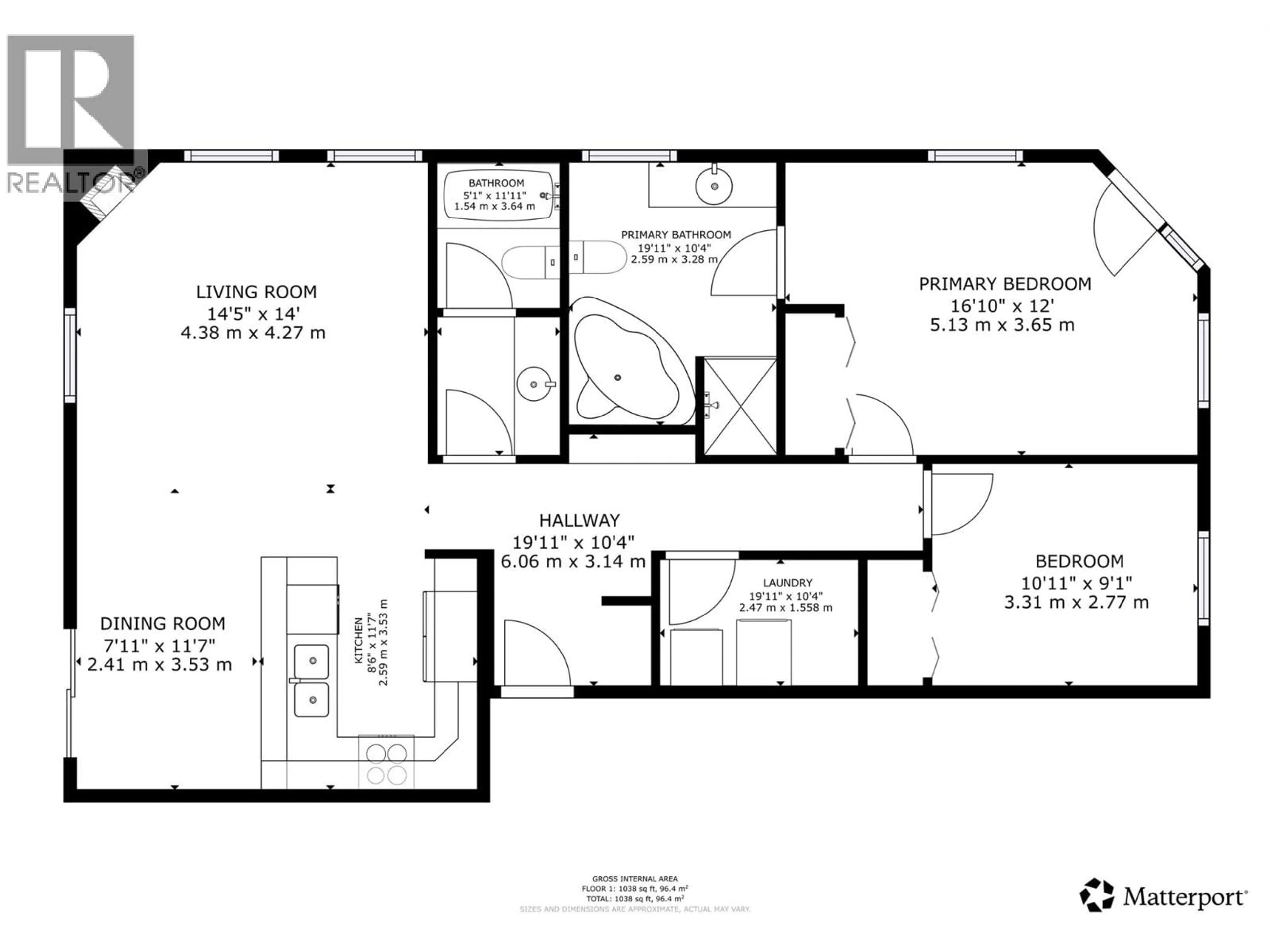Floor plan for 204 - 7337 PROSPECTOR AVENUE, Radium Hot Springs British Columbia V0A1M0