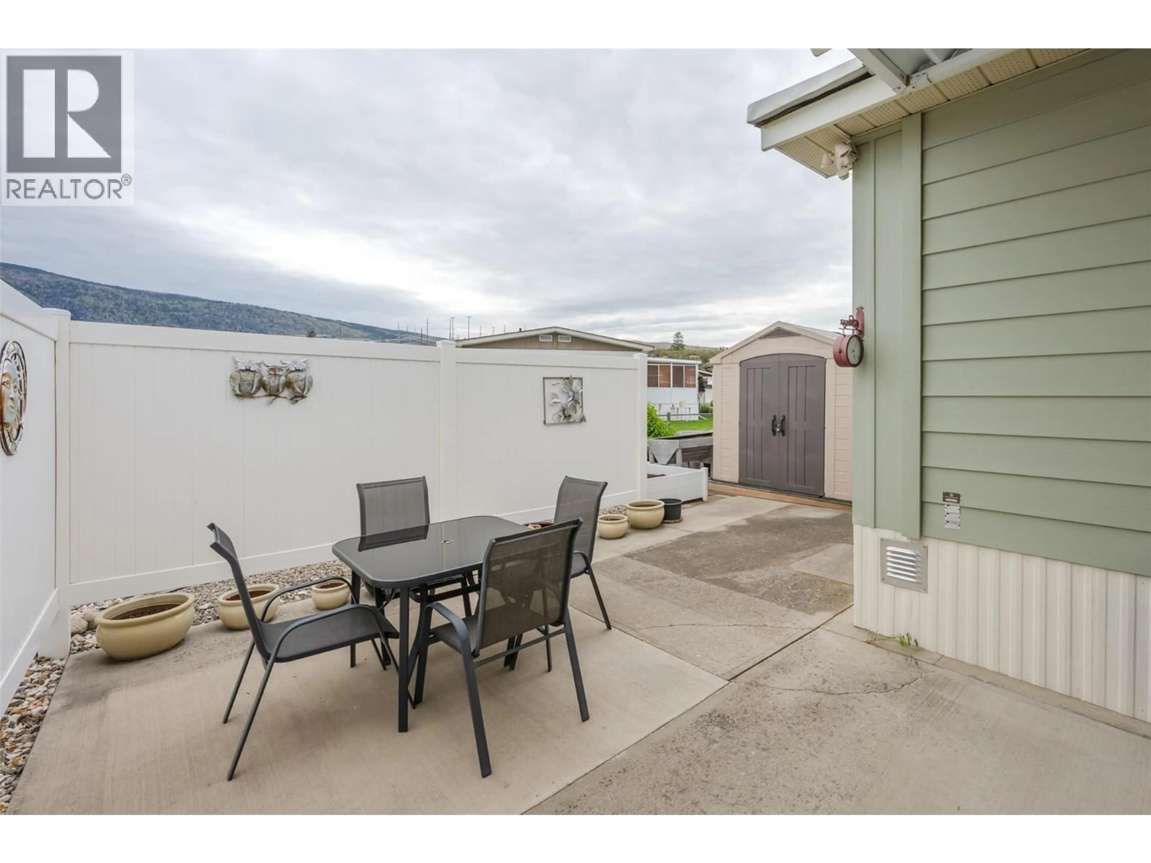 Patio, water/lake/river/ocean view for 10 - 6601 TUCELNUIT DRIVE, Oliver British Columbia V0H1T3