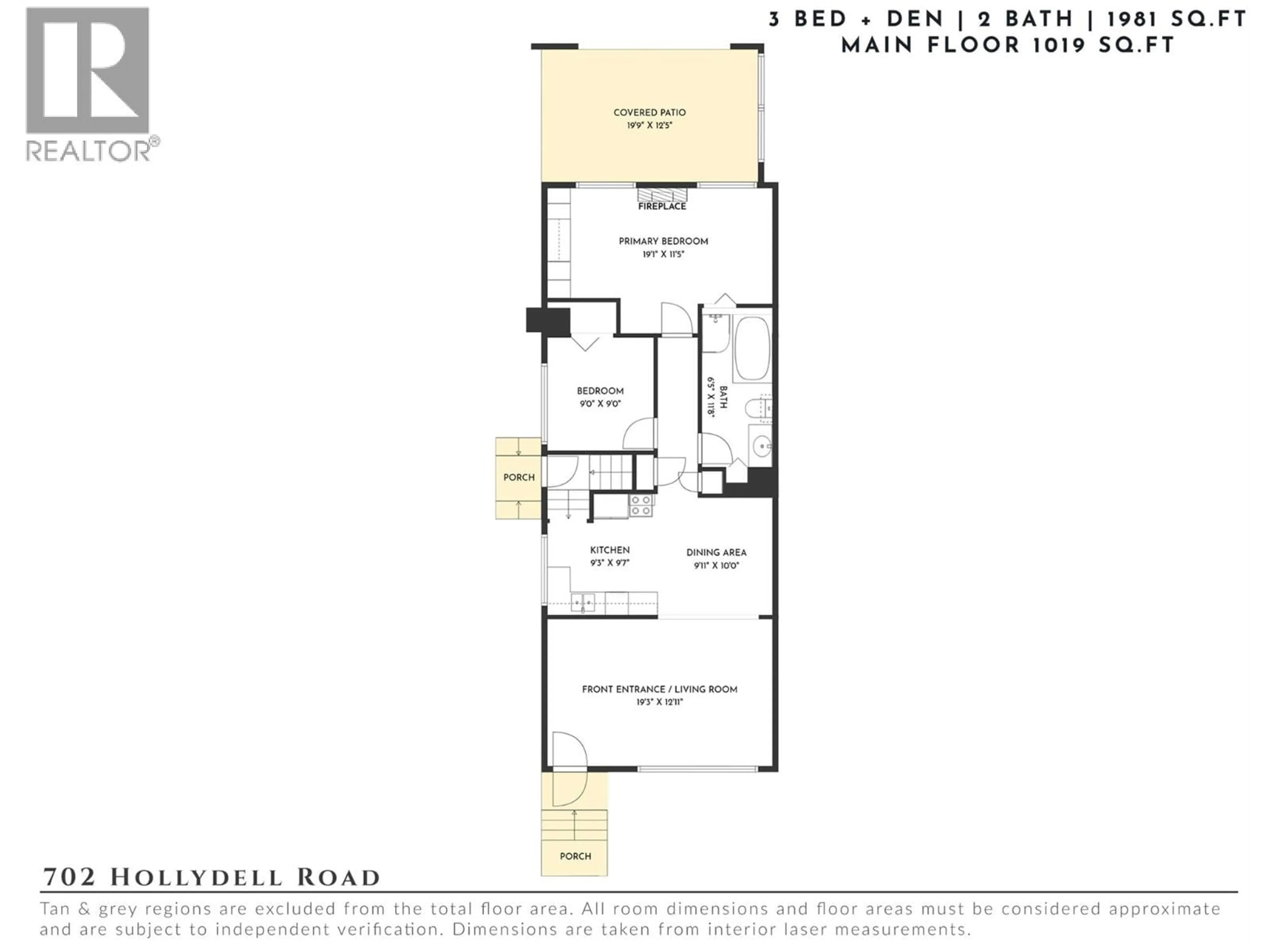 Floor plan for 702 HOLLYDELL ROAD, Kelowna British Columbia V1X1L5