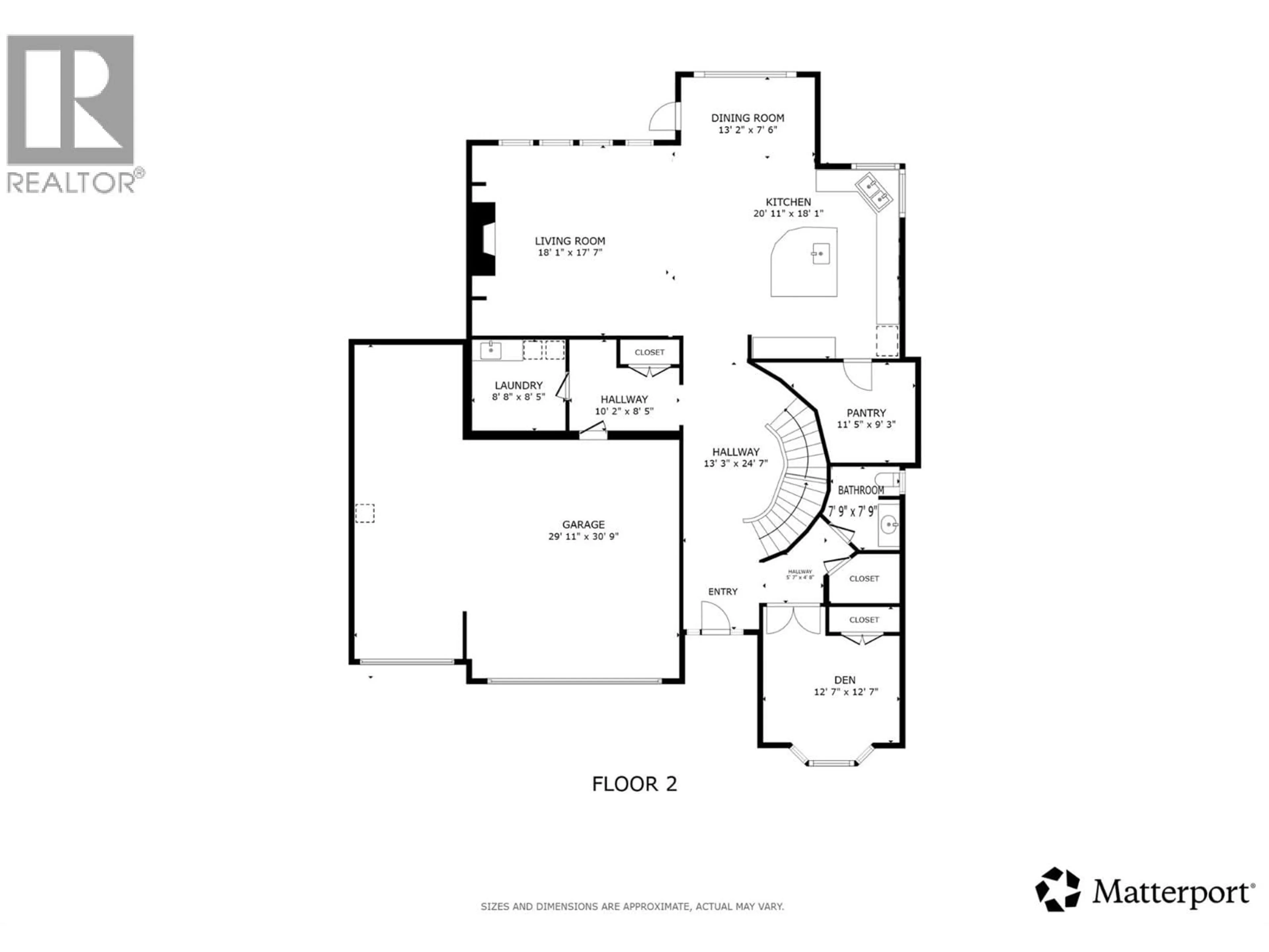 Floor plan for 336 QUILCHENA DRIVE, Kelowna British Columbia V1W4Y9