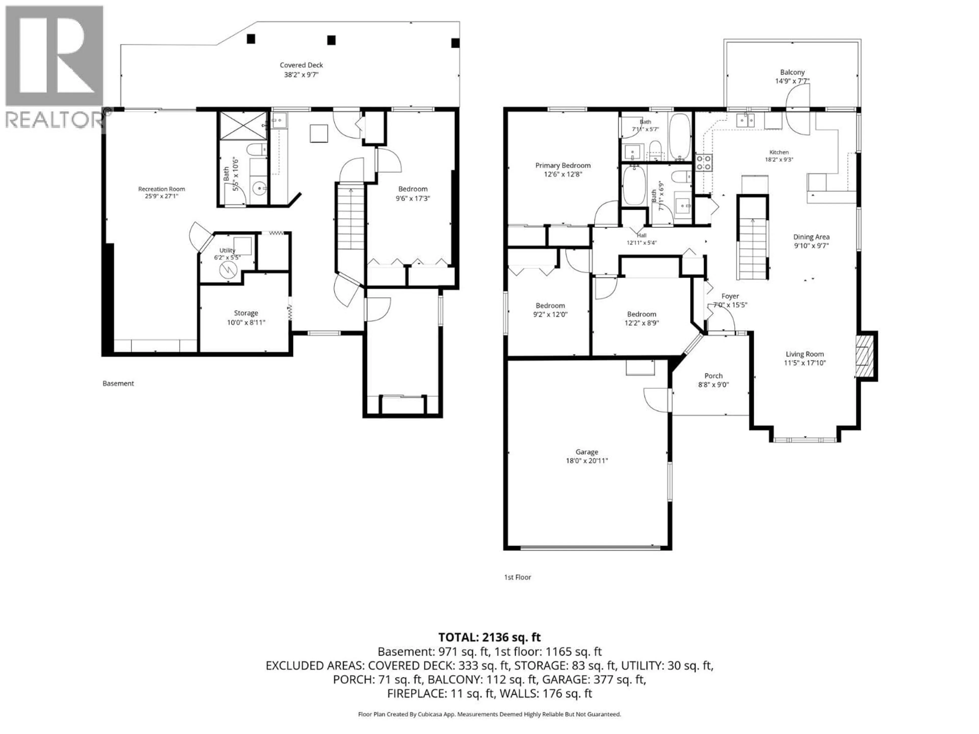 Floor plan for 331 17 STREET SOUTHEAST, Salmon Arm British Columbia V1E1R7
