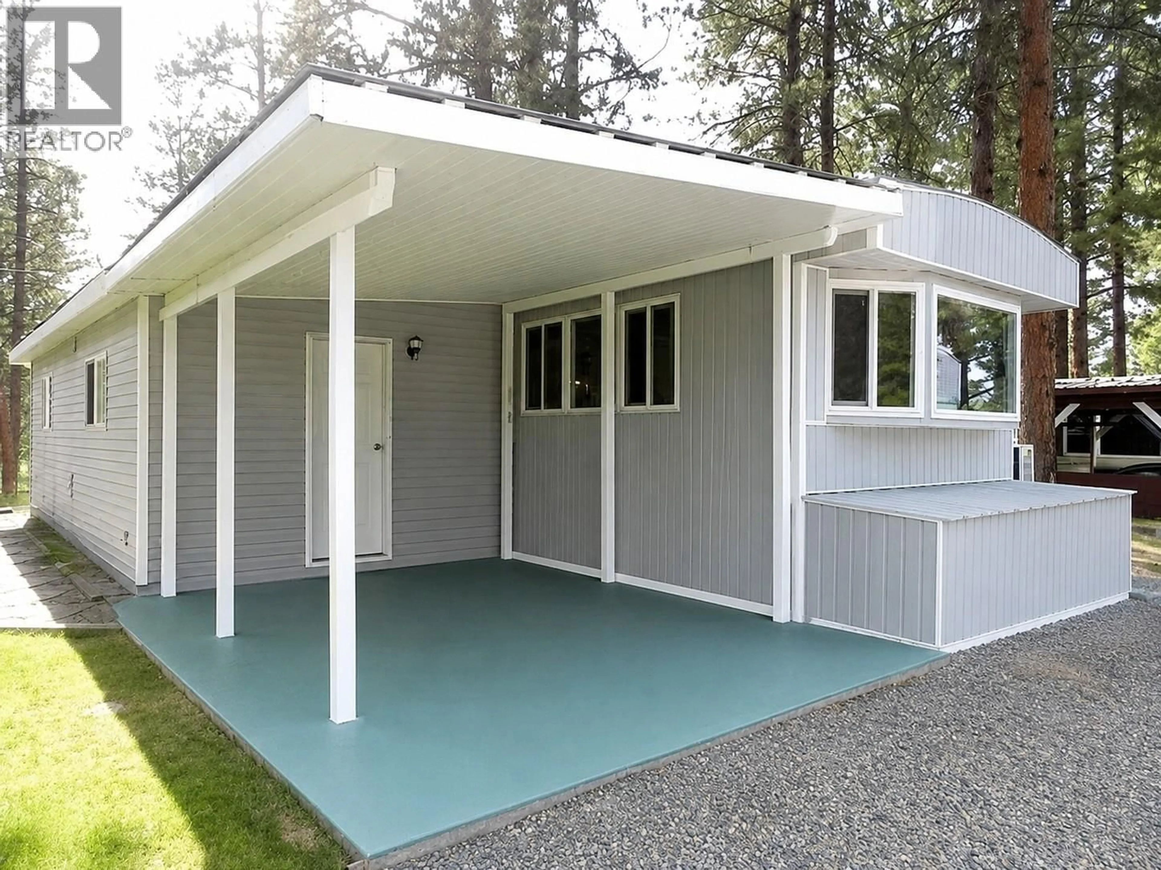 Home with vinyl exterior material, street for 2 - 459 HUEY ROAD, Princeton British Columbia V0X1W0