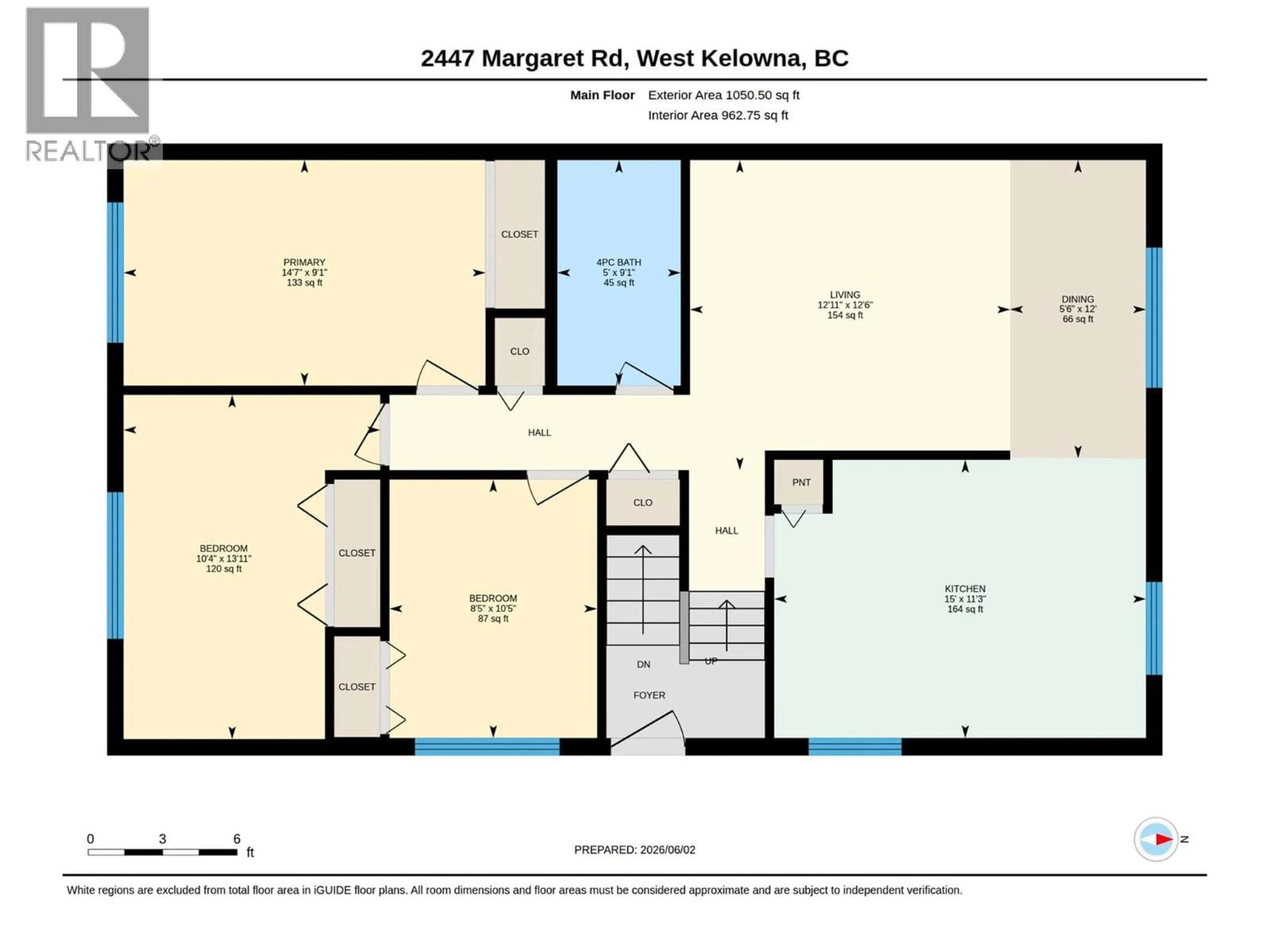 Floor plan for 2447 MARGARET ROAD, West Kelowna British Columbia V4T1N6
