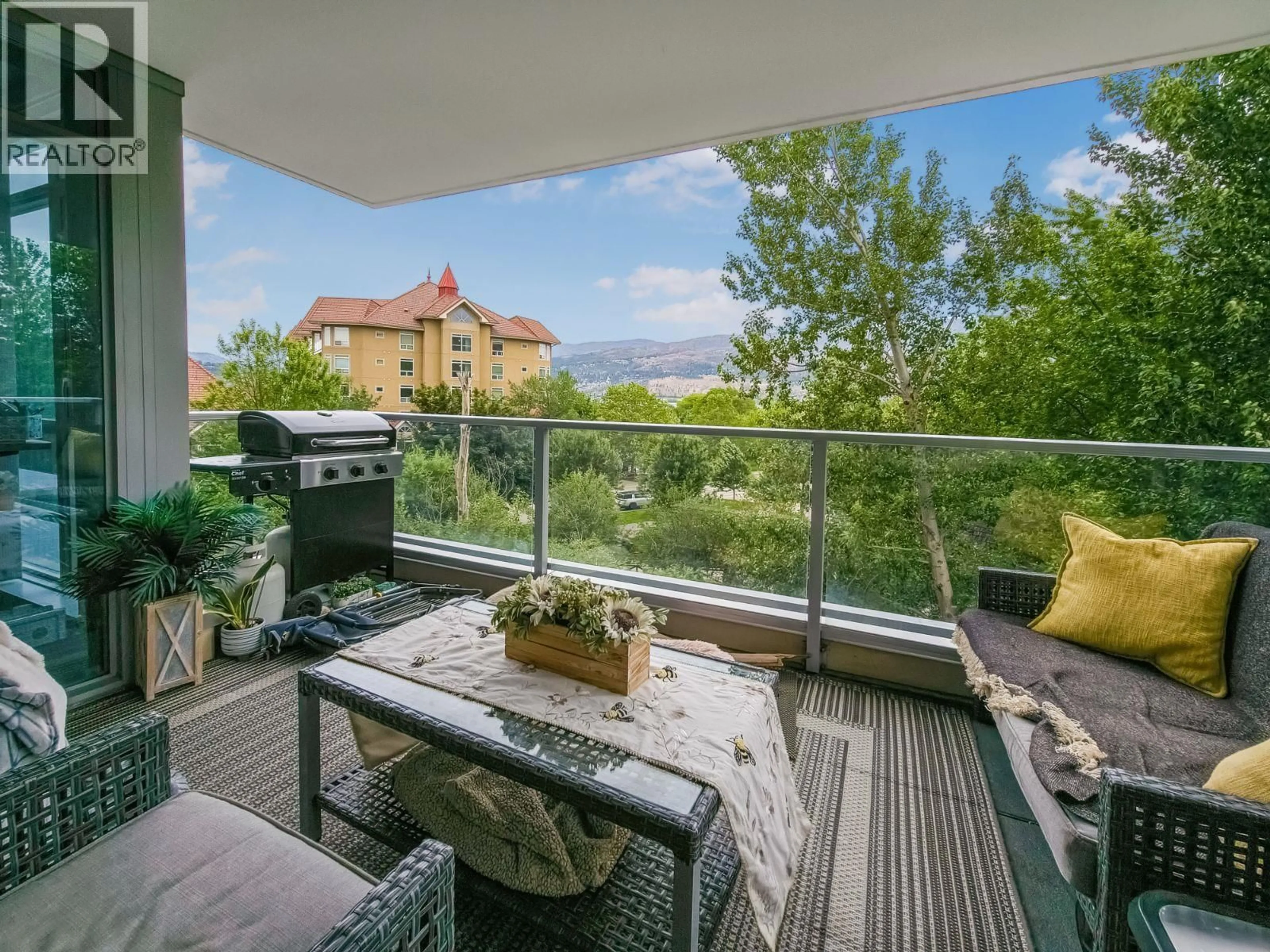 Balcony in the apartment, unknown for 401 - 1075 SUNSET DRIVE, Kelowna British Columbia V1Y9Y9