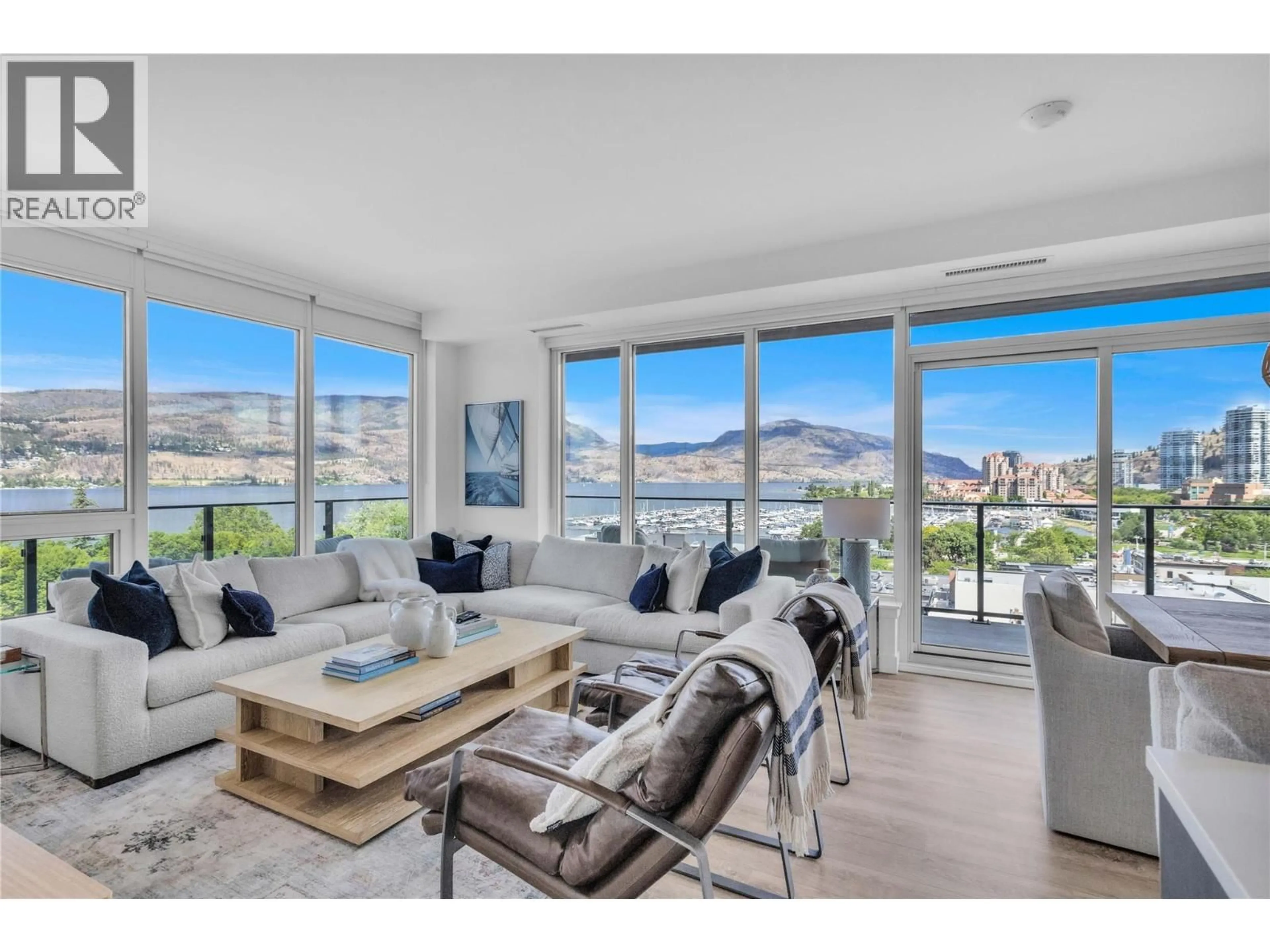 Living room with furniture, unknown for 808 - 238 LEON AVENUE, Kelowna British Columbia V1Y0N6