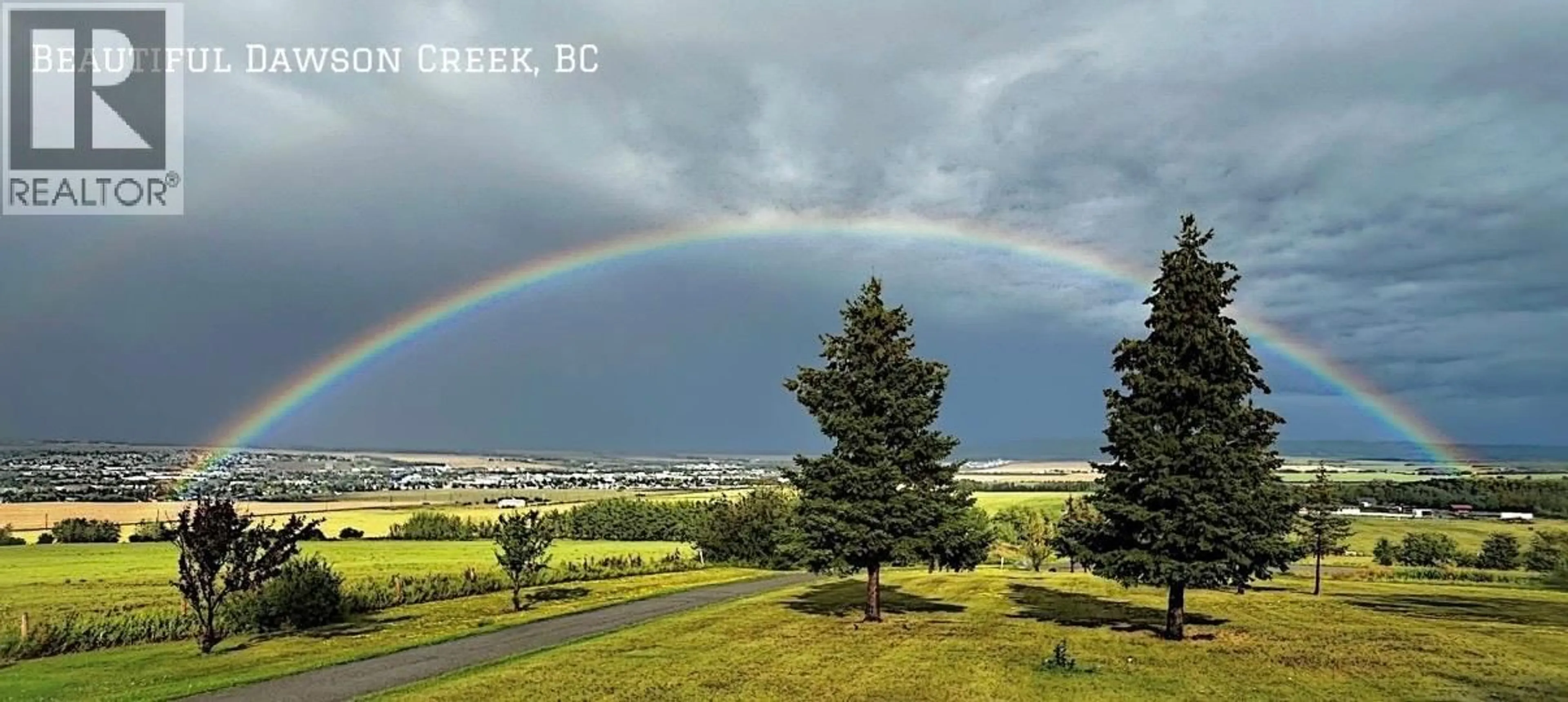 A pic from outside/outdoor area/front of a property/back of a property/a pic from drone, mountain view for 13001 LEER OTHER, Dawson Creek British Columbia V1G0C1
