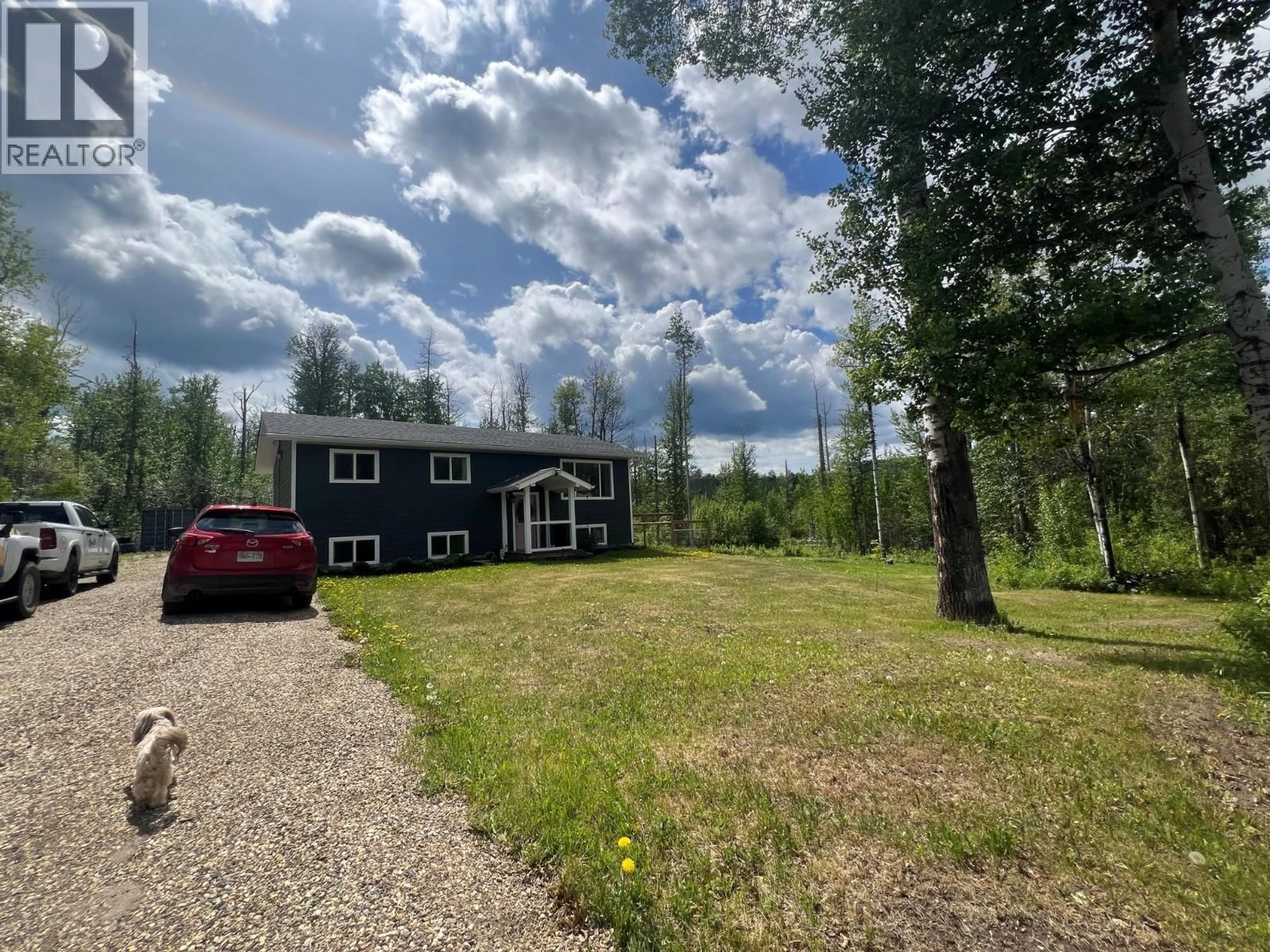 A pic from outside/outdoor area/front of a property/back of a property/a pic from drone, forest/trees view for 3403 SOUTH DAWSON OTHER, Dawson Creek British Columbia V1G0C2