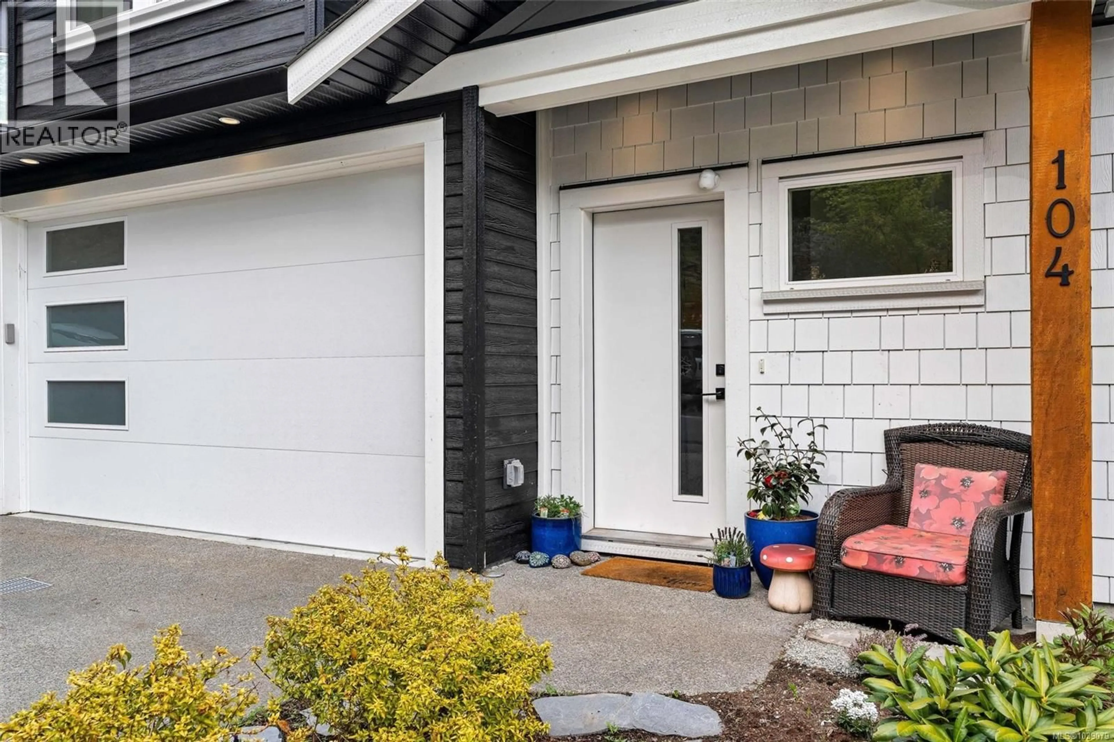 Home with vinyl exterior material, street for 104 - 2379 LUND ROAD, View Royal British Columbia V9B0S9