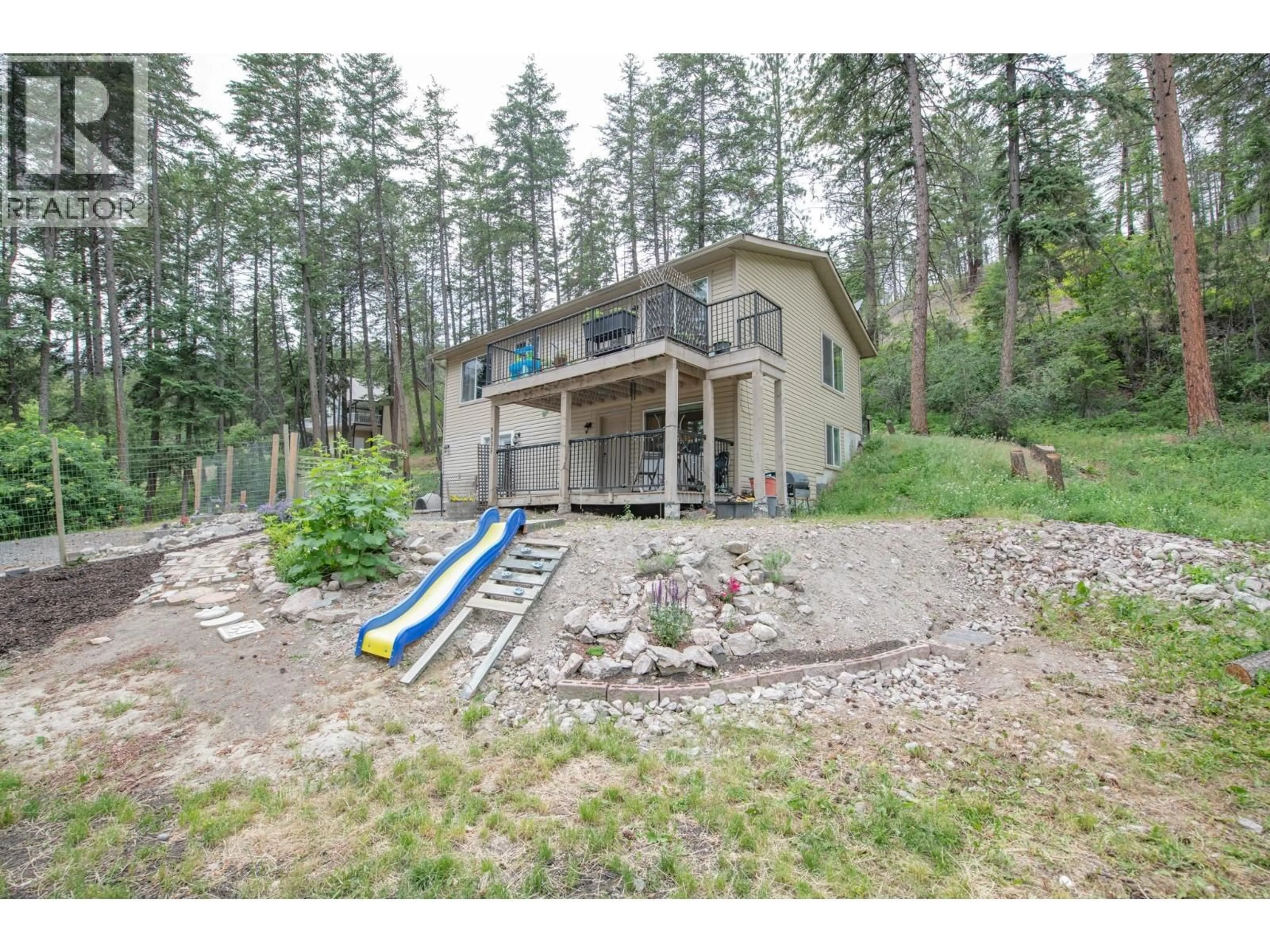A pic from outside/outdoor area/front of a property/back of a property/a pic from drone, unknown for 9535 KEITHLEY ROAD, Vernon British Columbia V1H2E5