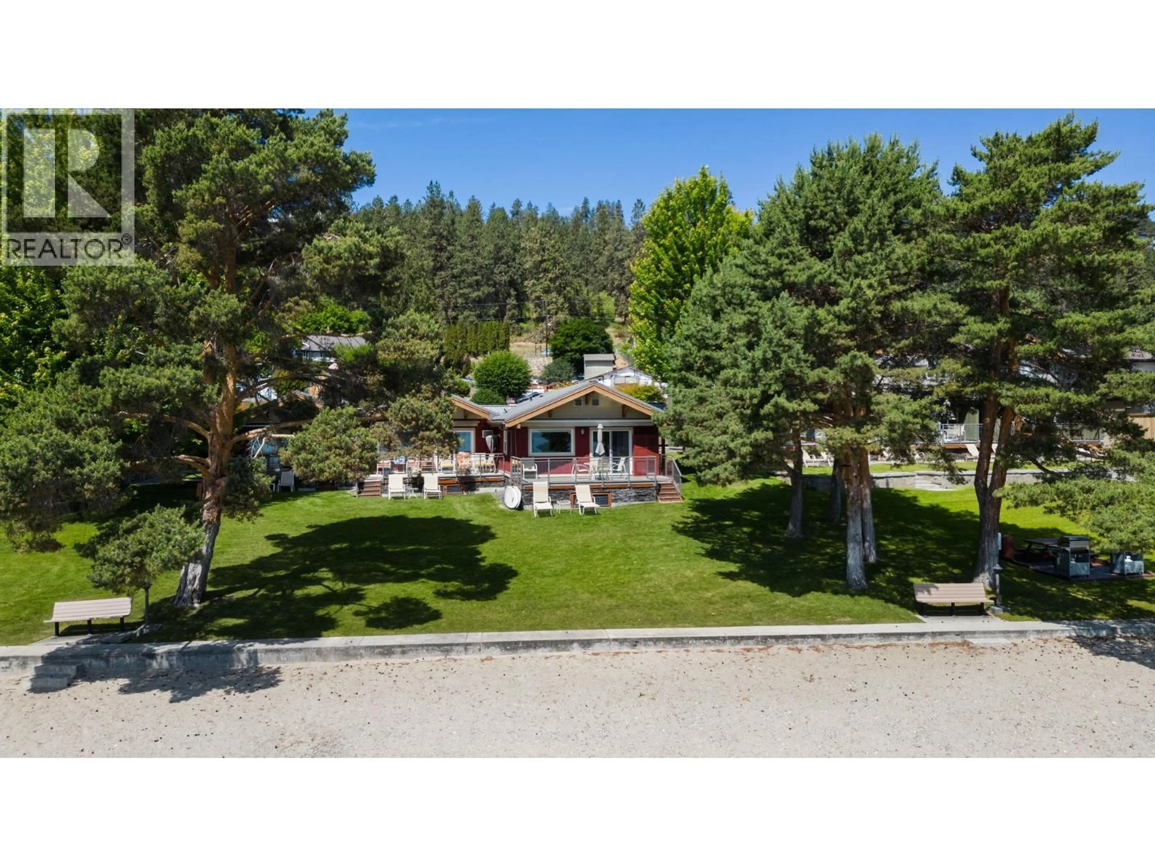 A pic from outside/outdoor area/front of a property/back of a property/a pic from drone, street for 405 - 2777 CASA LOMA ROAD, West Kelowna British Columbia V1Z1T6