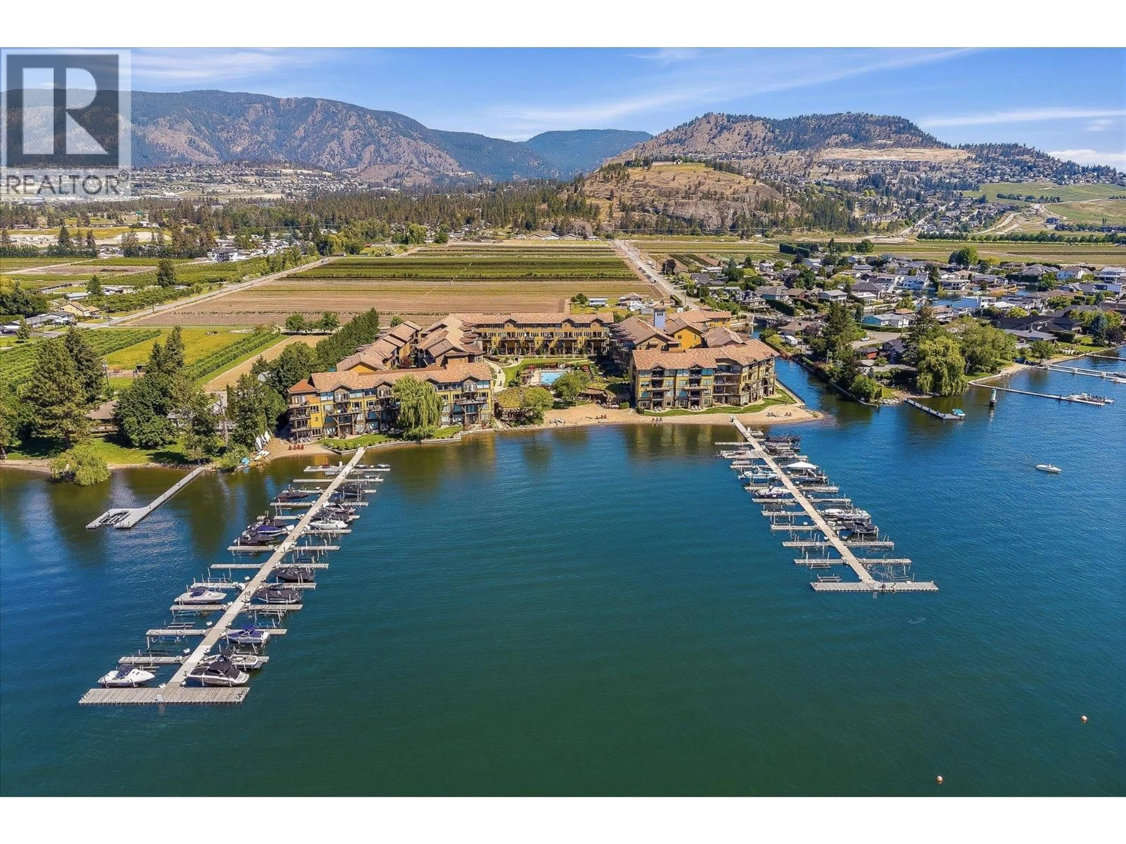 A pic from outside/outdoor area/front of a property/back of a property/a pic from drone, water/lake/river/ocean view for 6201 - 4026 PRITCHARD DRIVE, West Kelowna British Columbia V4T1X2