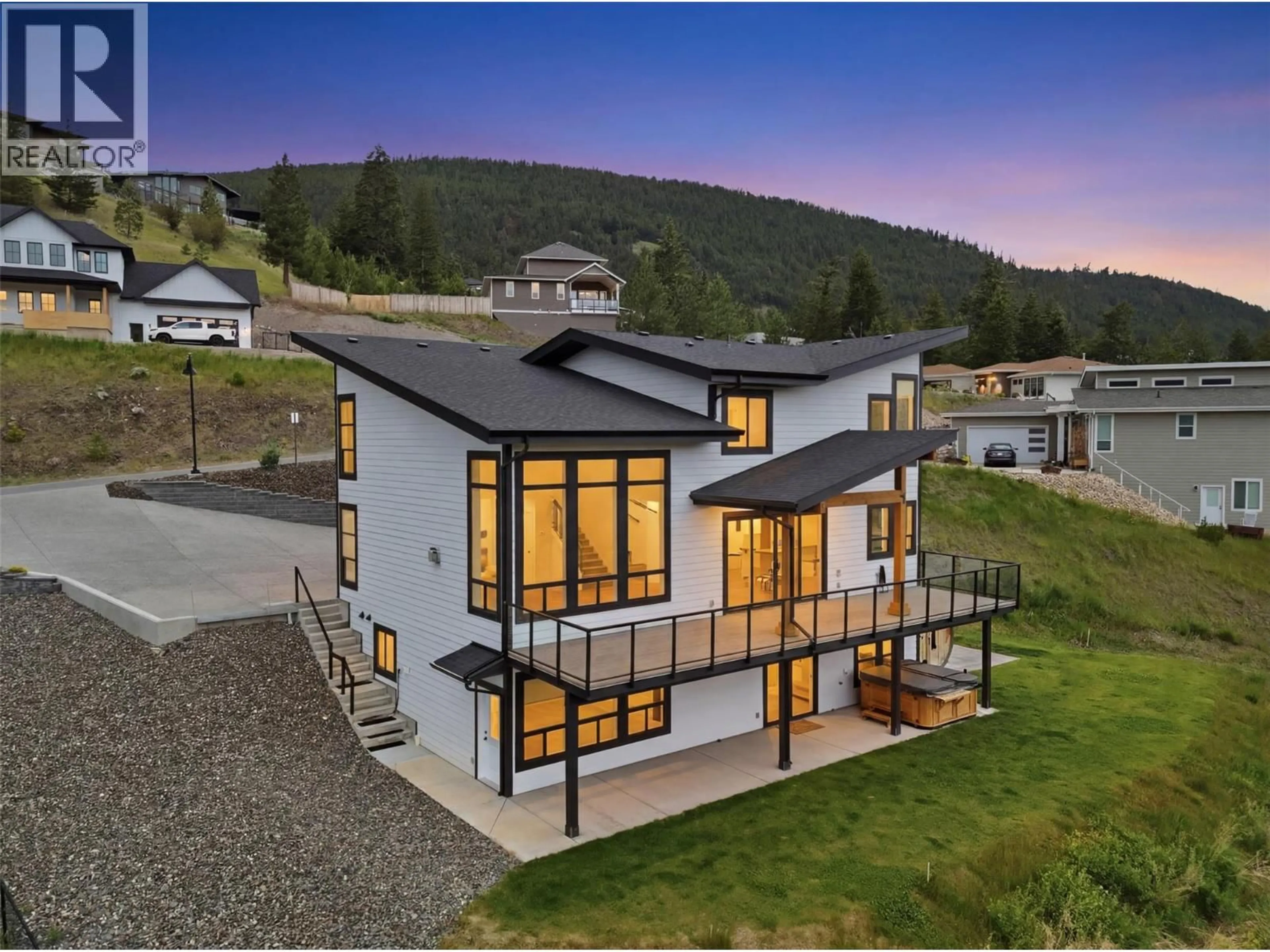 Home with vinyl exterior material, mountain view for 3 - 3100 KICKING HORSE DRIVE, Kamloops British Columbia V2E0B8
