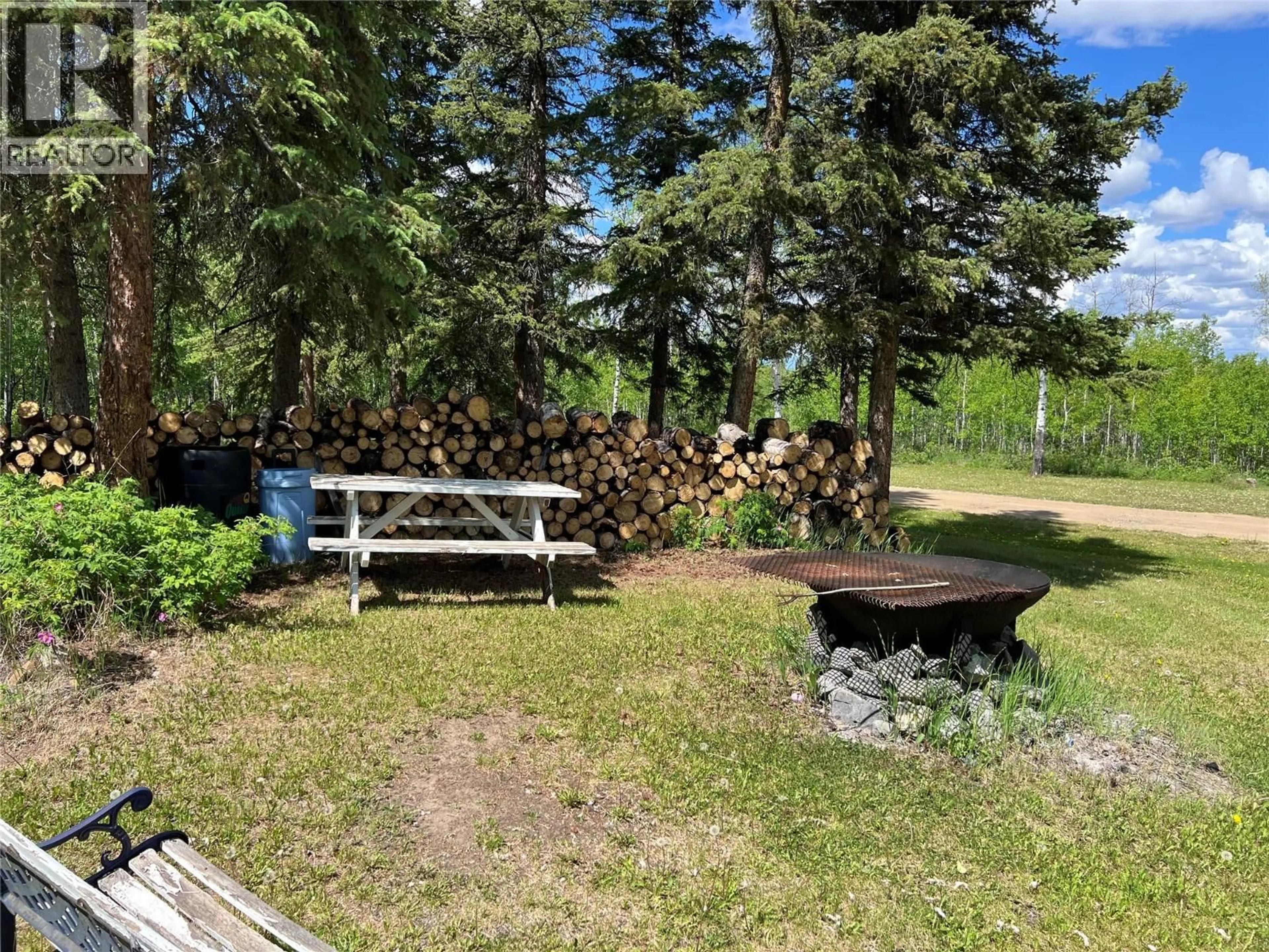 Patio, forest/trees view for 445 204 ROAD, Pouce Coupe British Columbia V0C2C0
