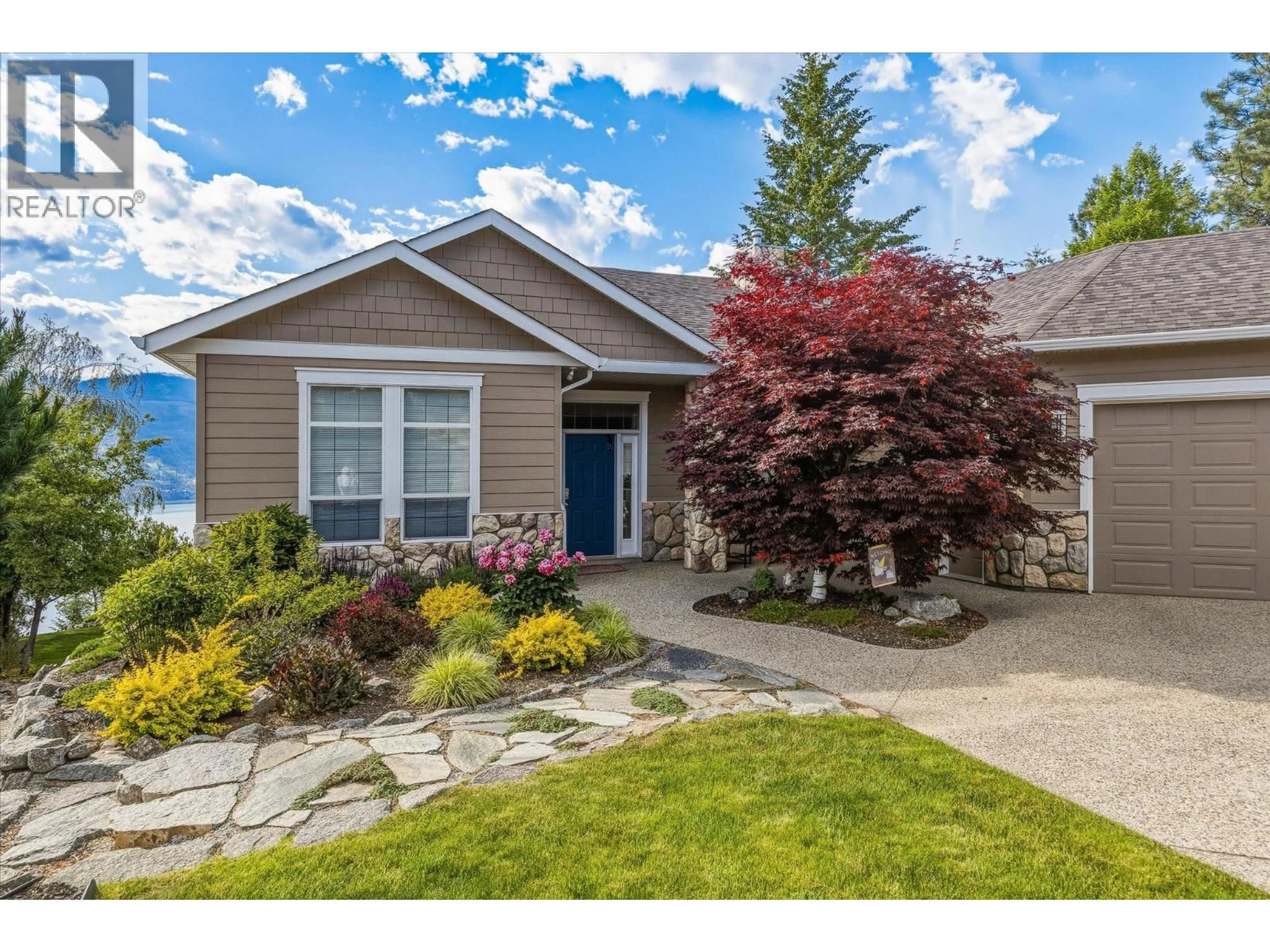 Home with vinyl exterior material, street for 60 - 10726 NIGHTHAWK ROAD, Lake Country British Columbia V4V2K7