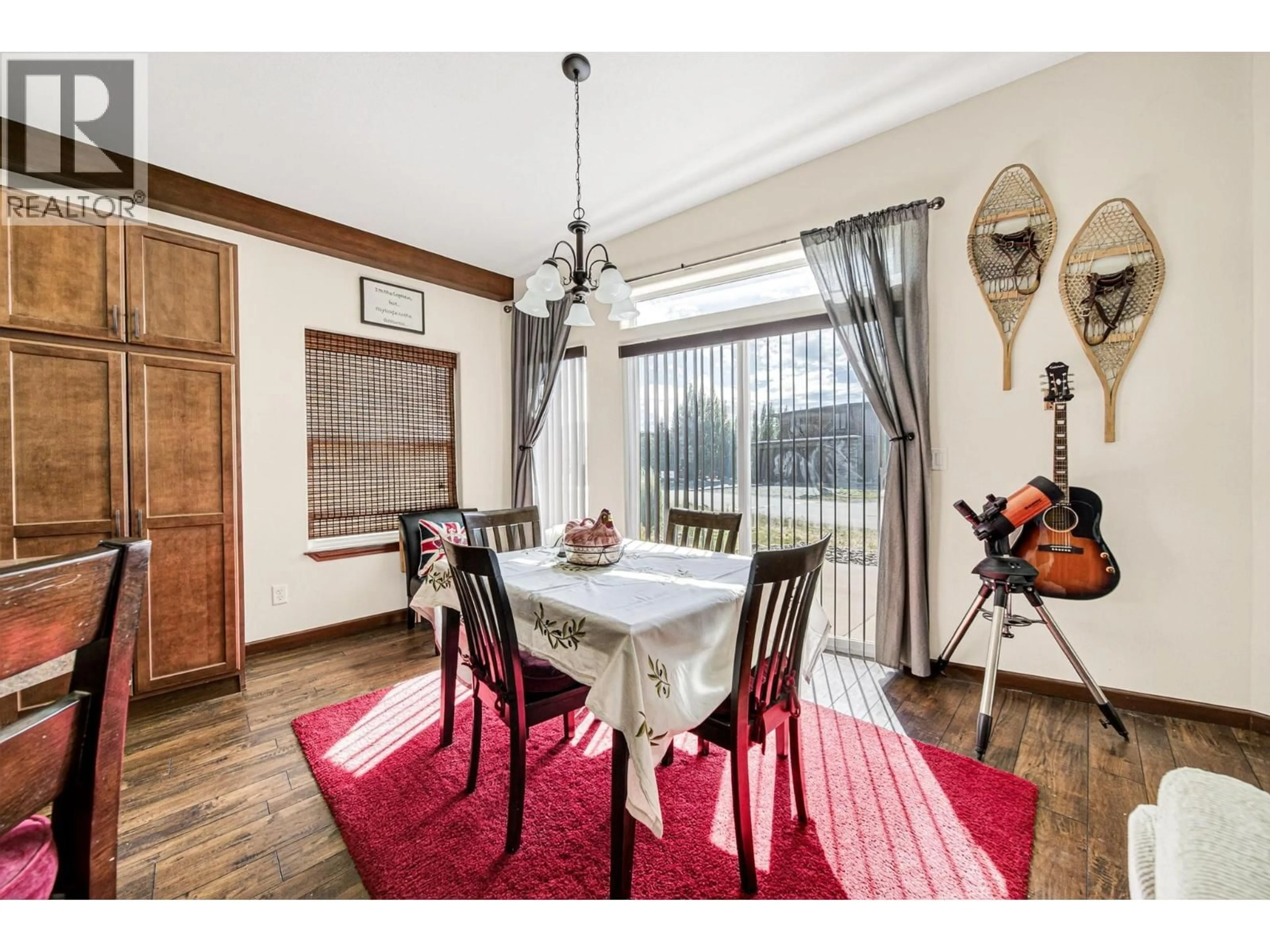 Dining room, wood/laminate floor for 1695 KOOCANUSA LAKE DRIVE, Lake Koocanusa British Columbia V0B1T5