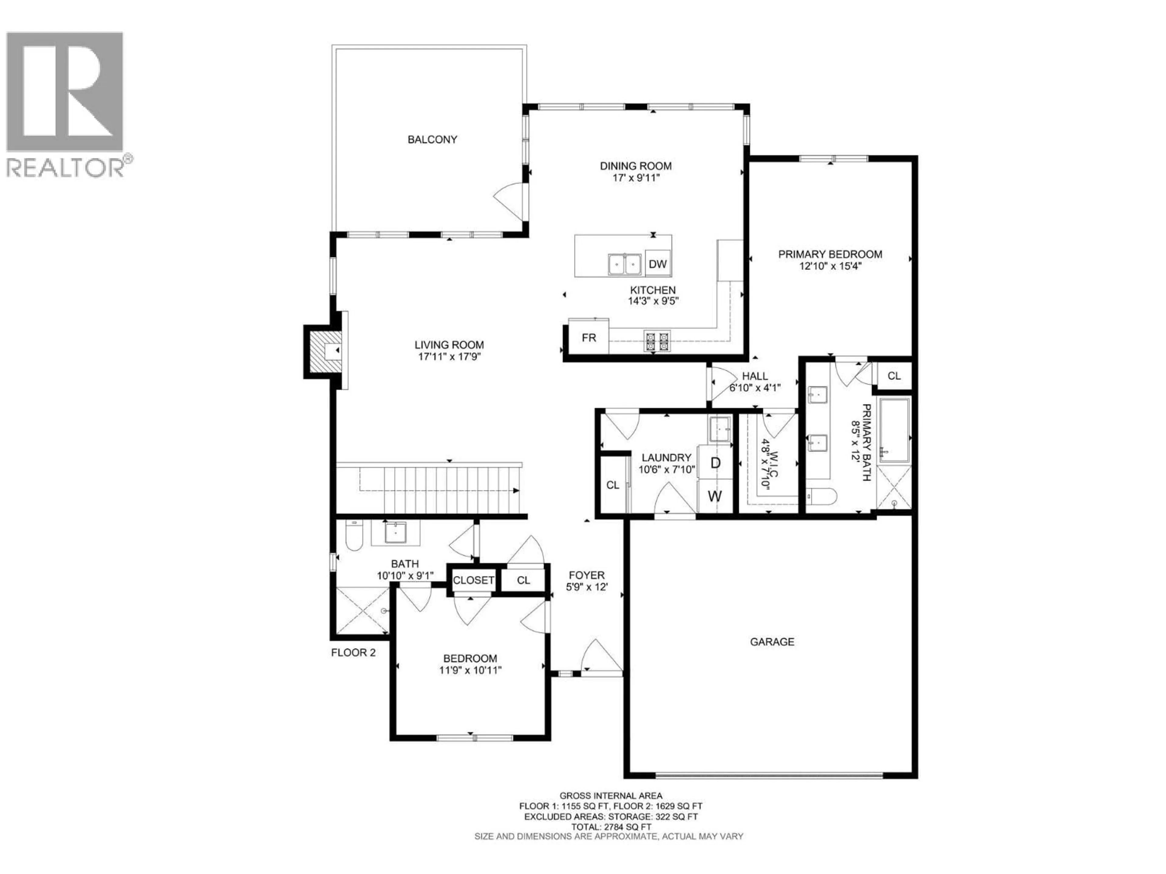 Floor plan for 38 - 1450 UNION ROAD, Kelowna British Columbia V1V3E1
