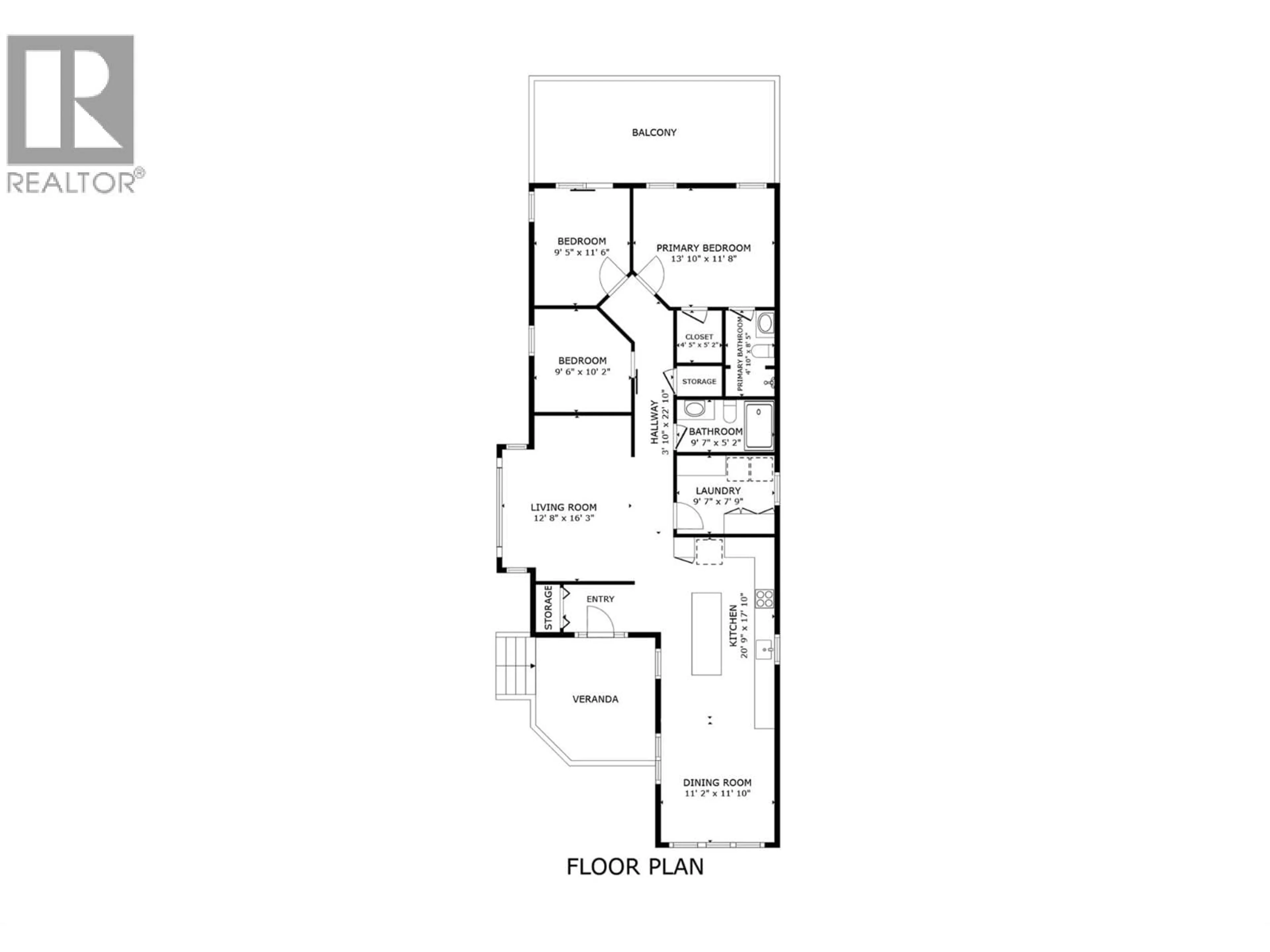 Floor plan for 8 - 4355 JAUD ROAD, Kelowna British Columbia V1W4R3