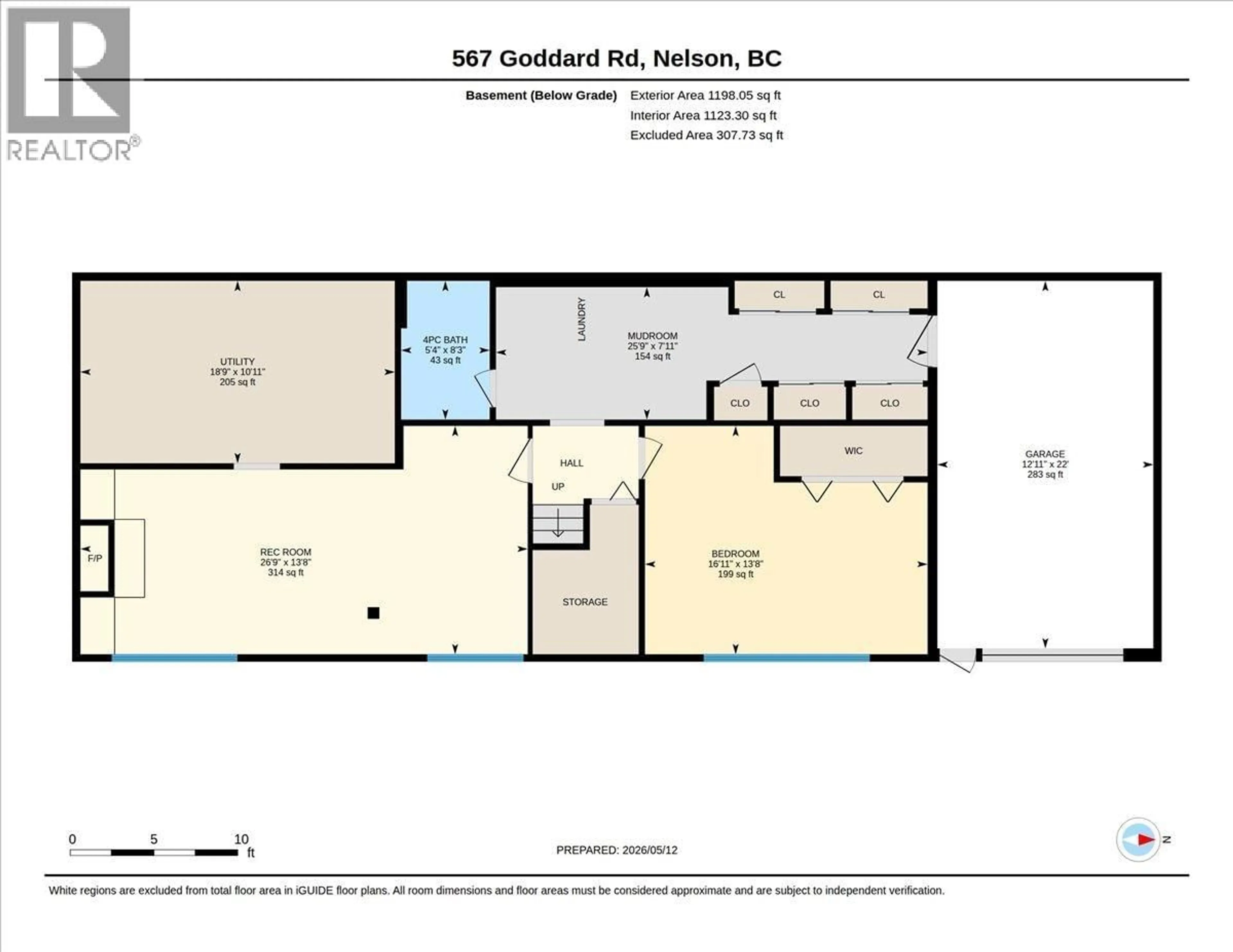 Floor plan for 567 GODDARD ROAD, Nelson British Columbia V1L6H8