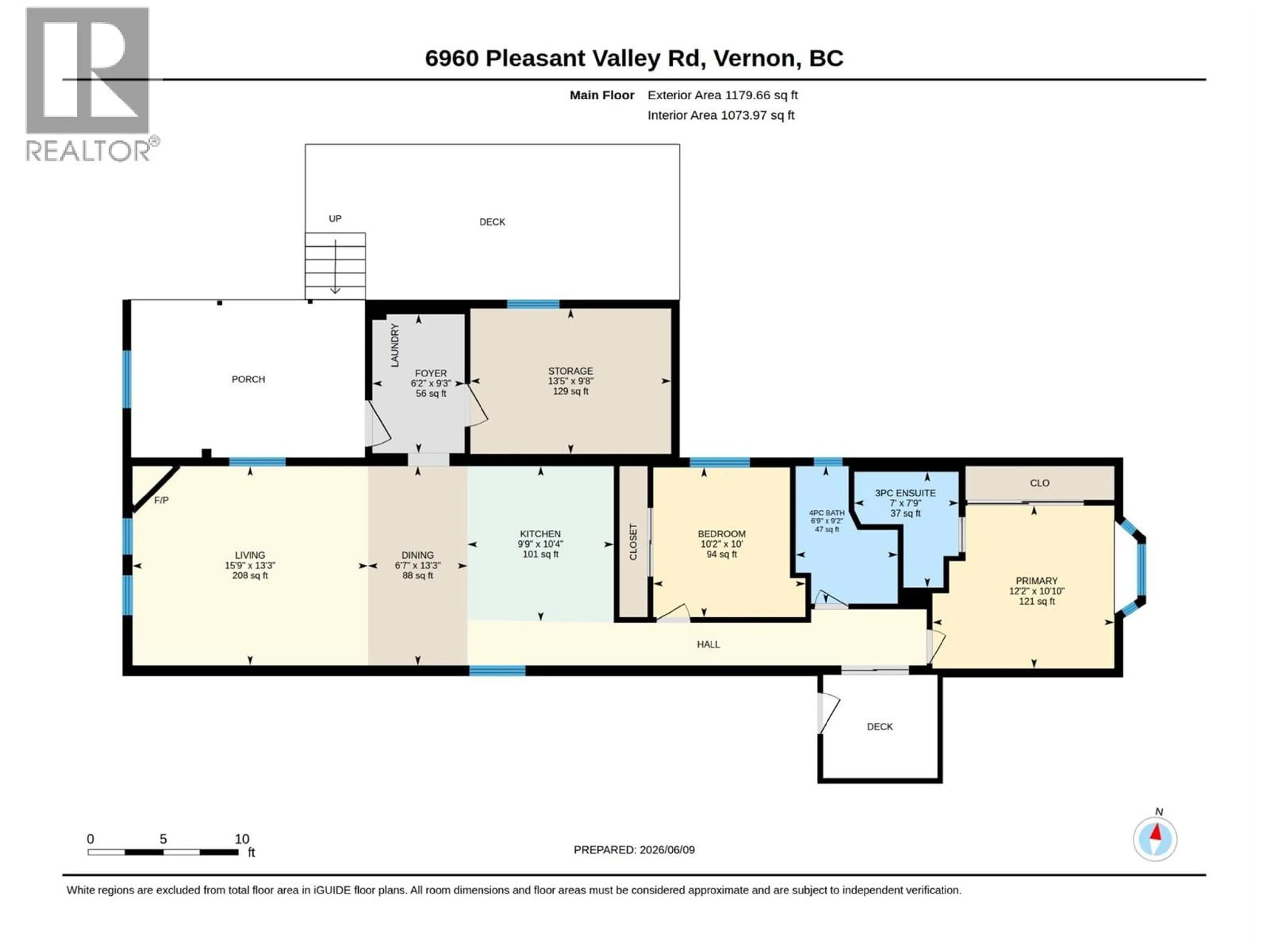 Floor plan for 6960 PLEASANT VALLEY ROAD, Vernon British Columbia V1B3R5