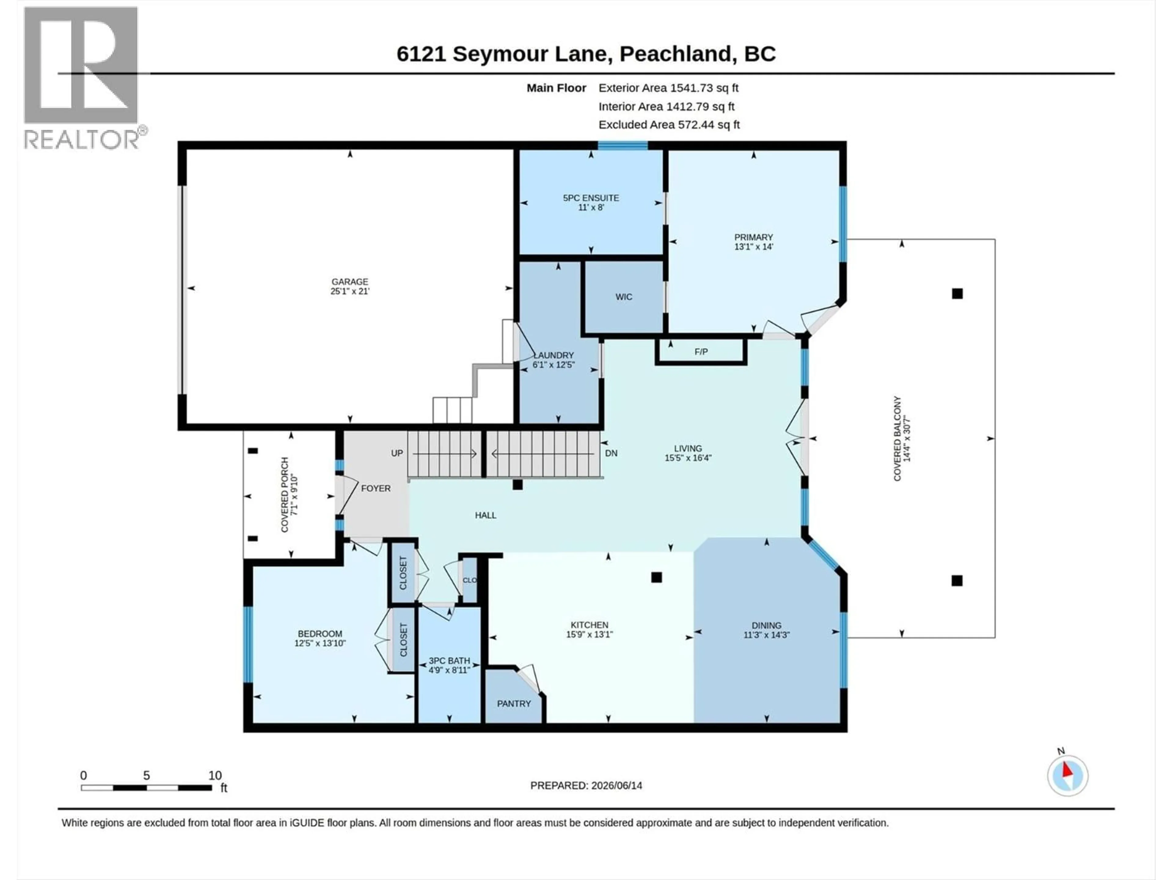 Floor plan for 6121 SEYMOURE LANE, Peachland British Columbia V0H1X4