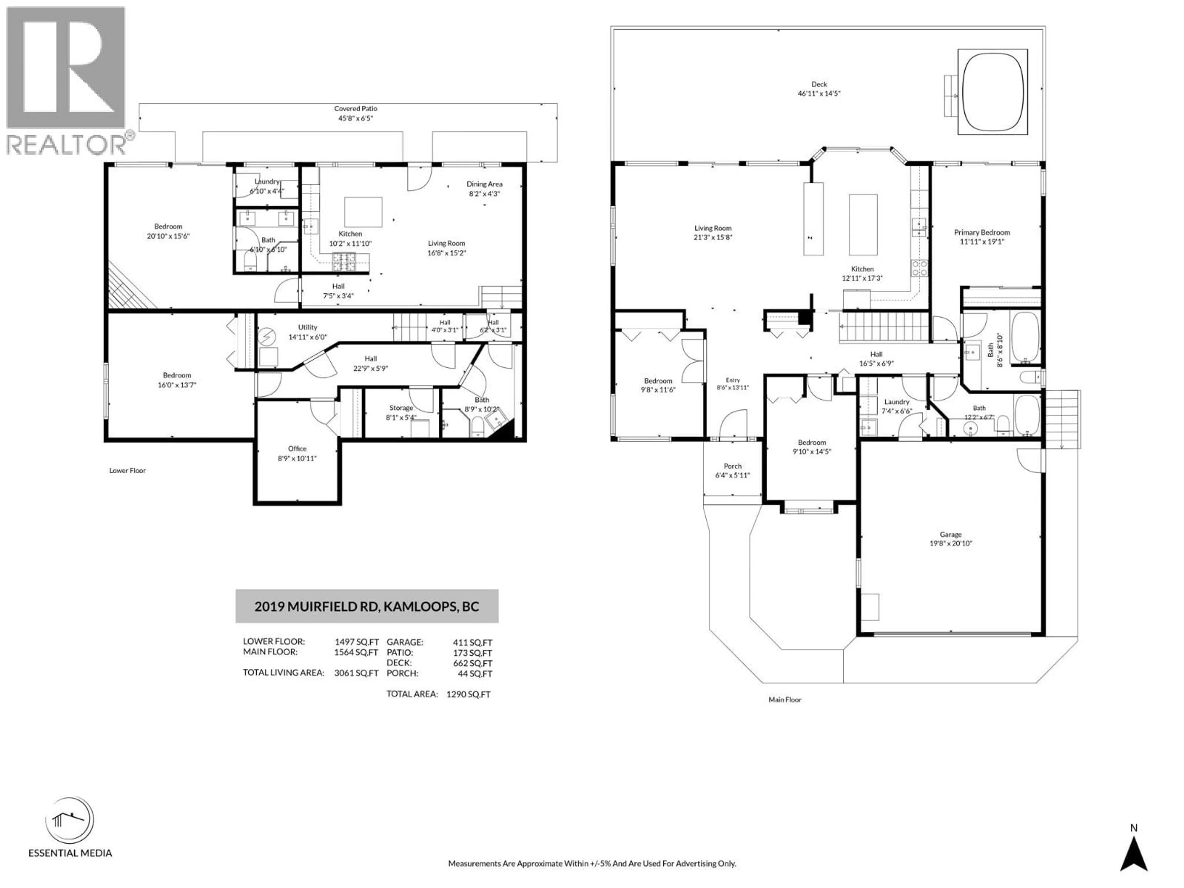 Floor plan for 2019 MUIRFIELD ROAD, Kamloops British Columbia V1S1S6