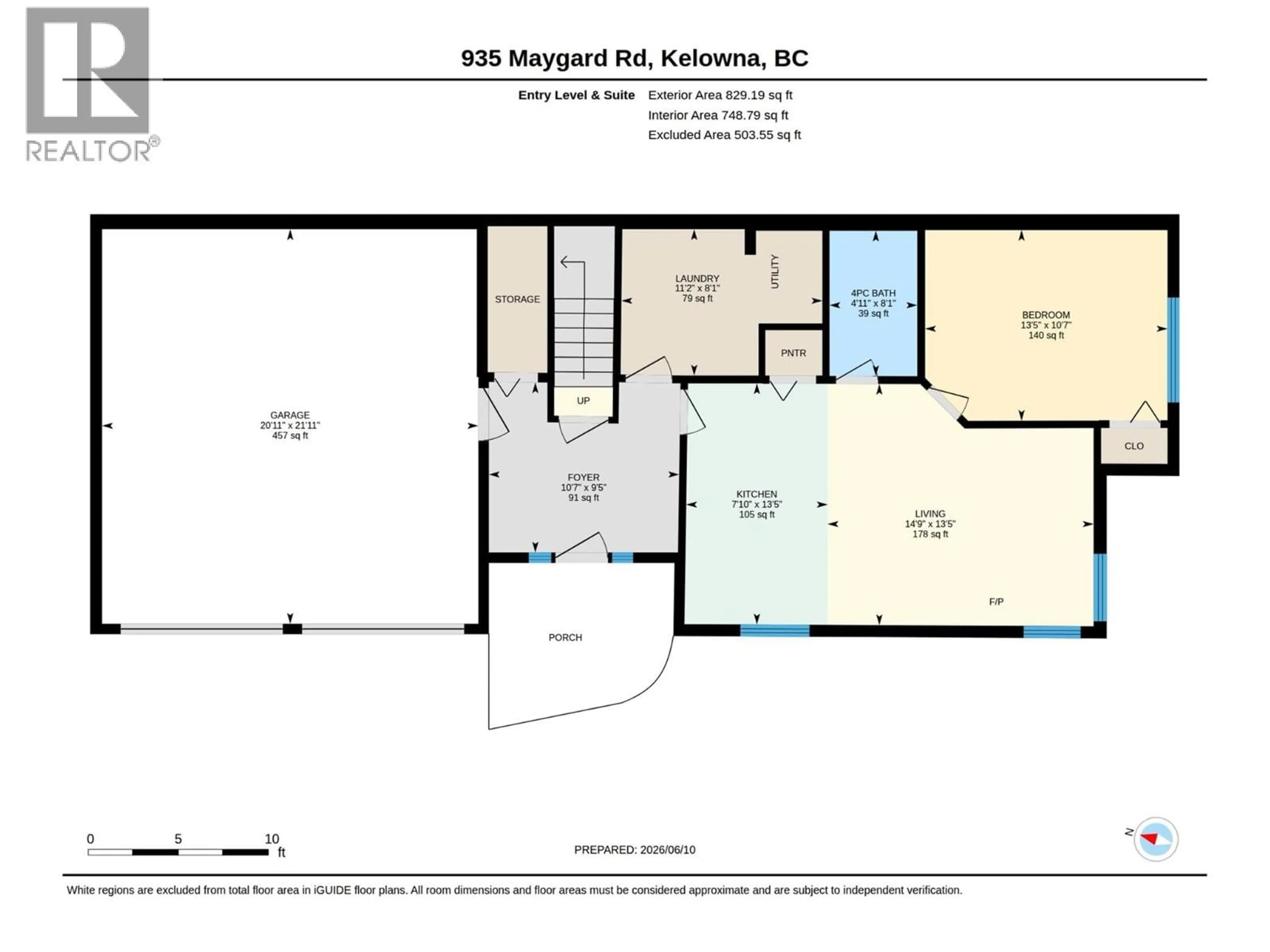 Floor plan for 935 MAYGARD ROAD, Kelowna British Columbia V1X5X1
